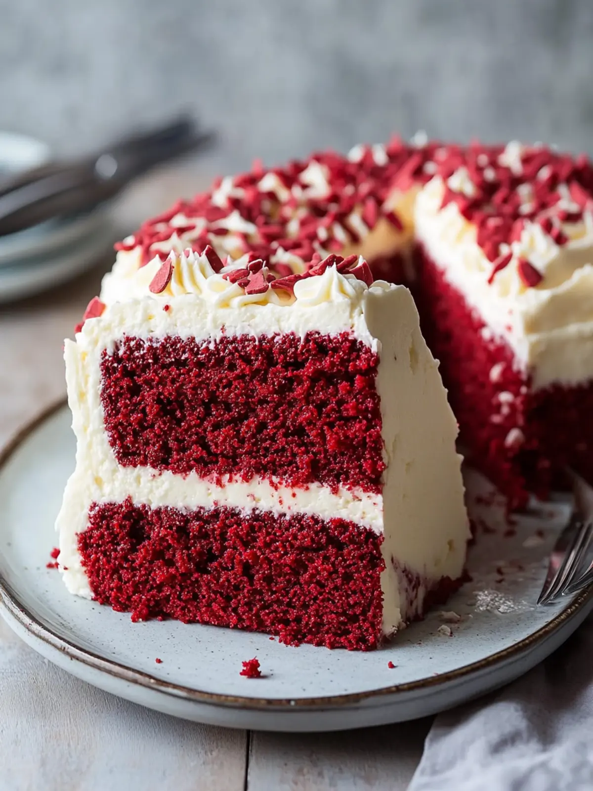 Red Velvet Cake with Cream Cheese Frosting