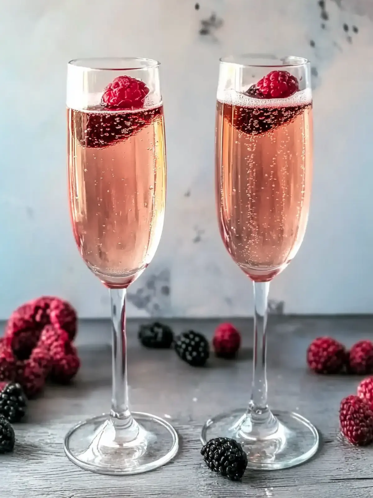 Kir Imperial (Champagne & Chambord)