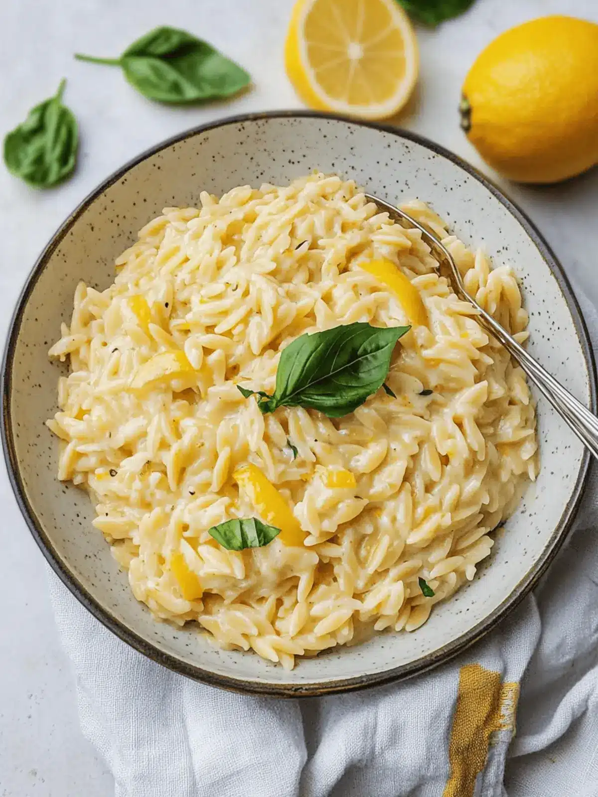 Creamy Lemon Orzo   Modern Honey