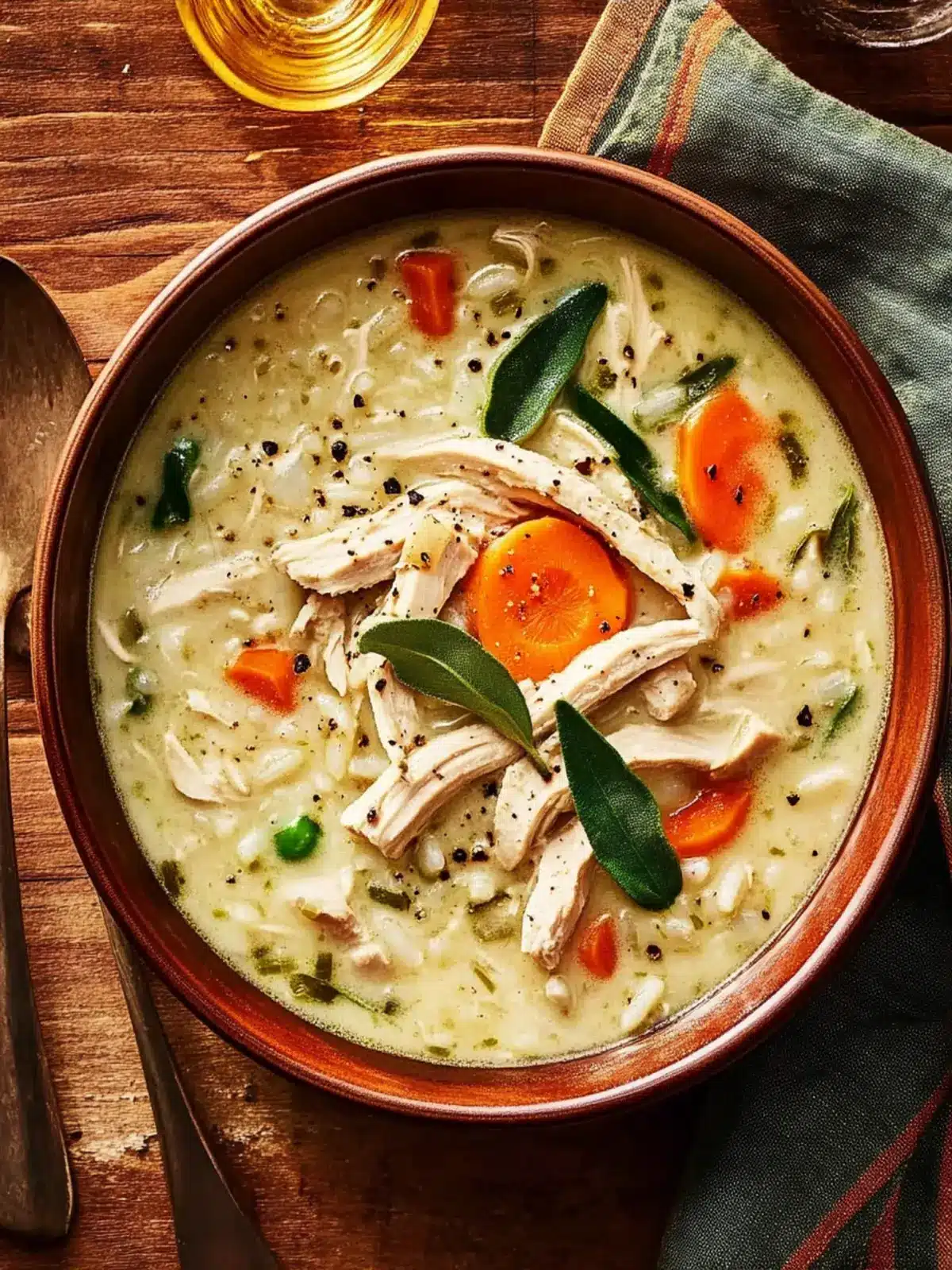 Creamy Chicken-And-Rice Soup