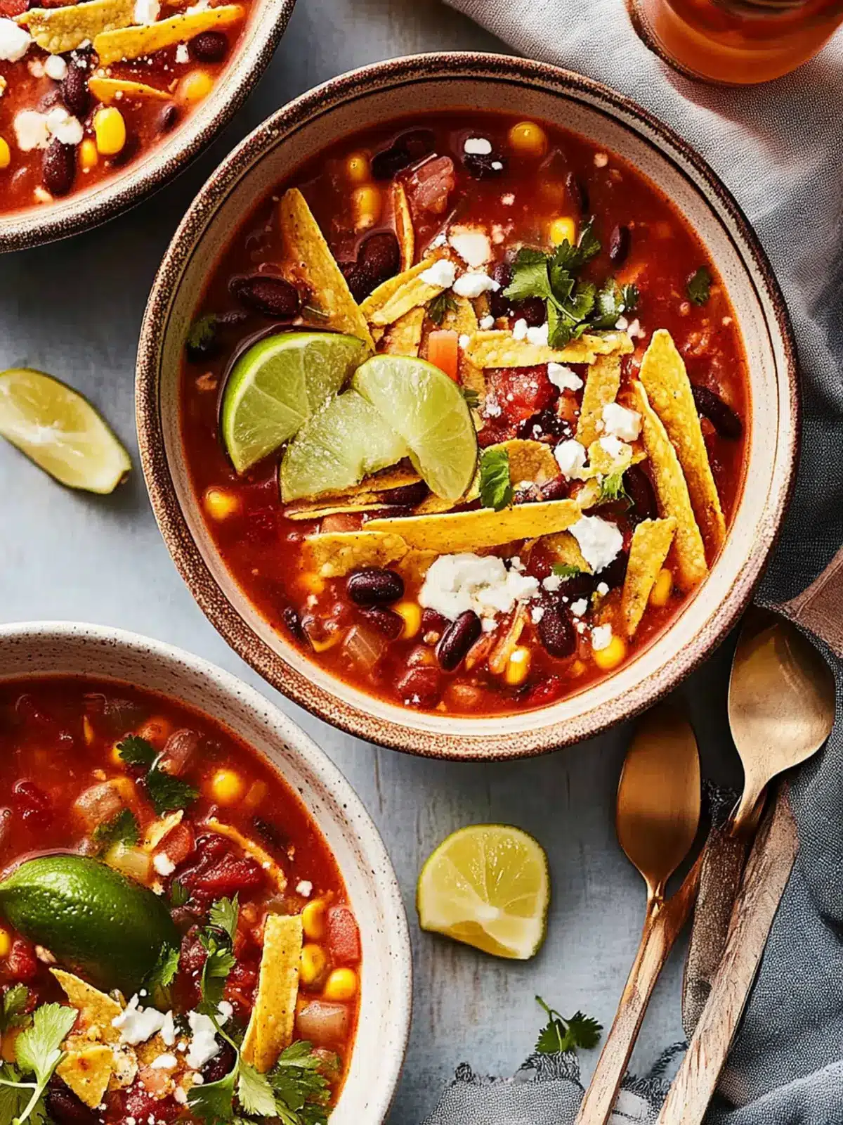 Vegetarian Tortilla Soup