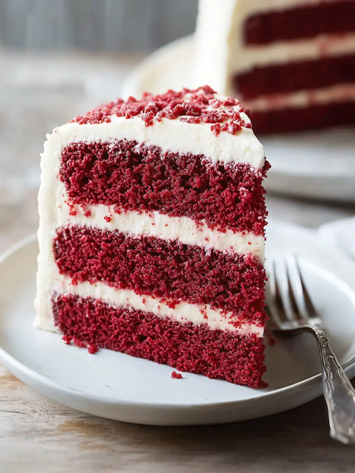 Red Velvet Cake with Cream Cheese Frosting