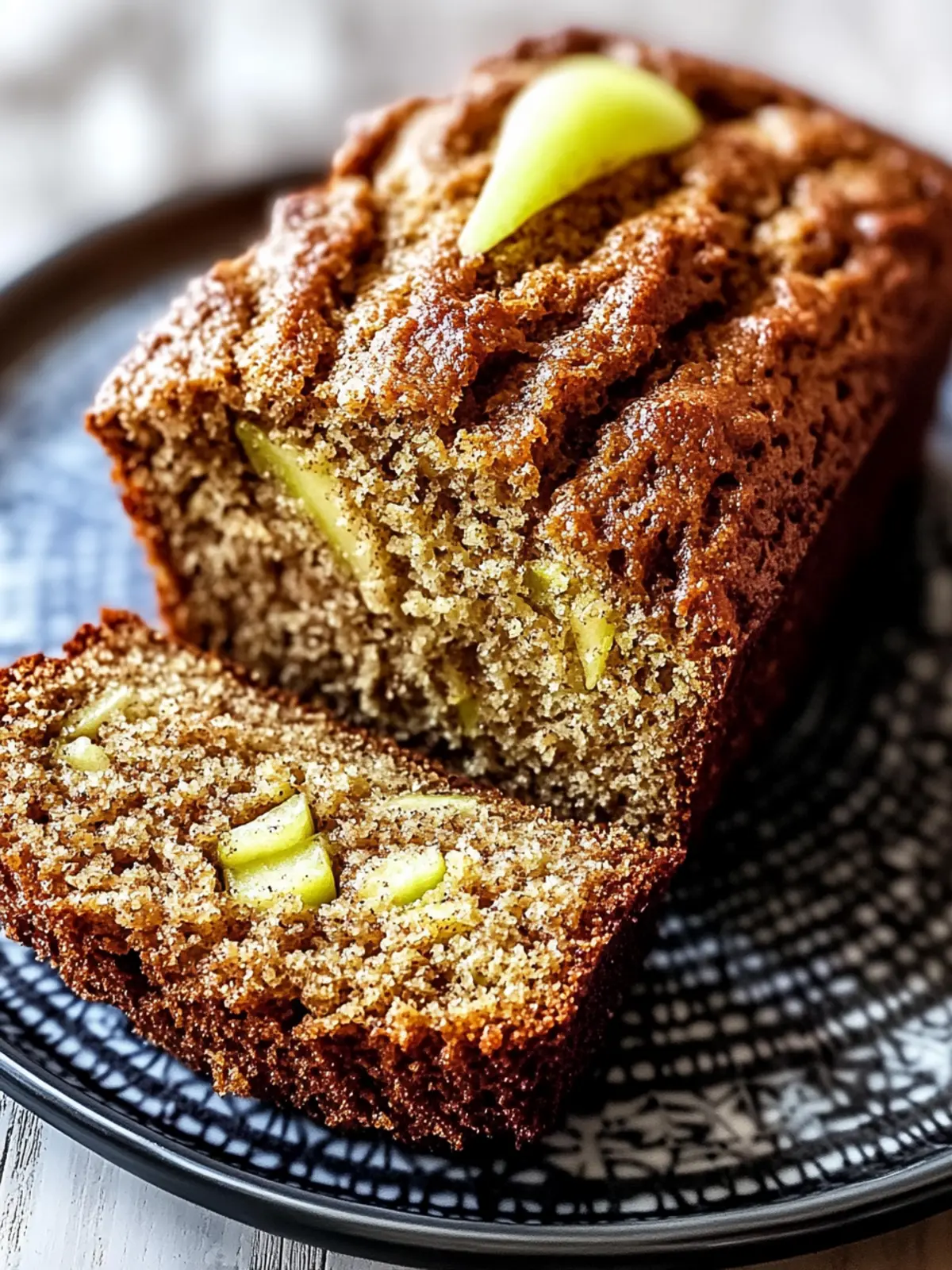 Warm Apple Cinnamon Zucchini Bread for Cozy Snacking Delight