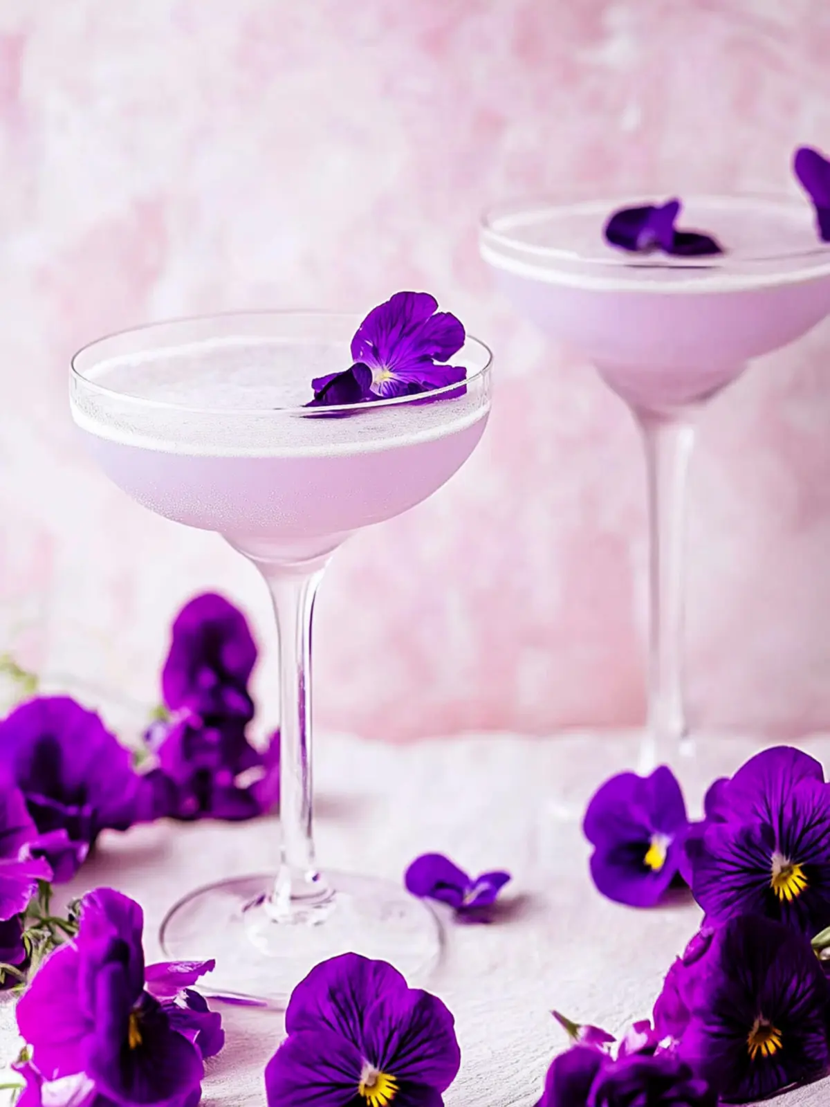 Gin Violette Cocktail