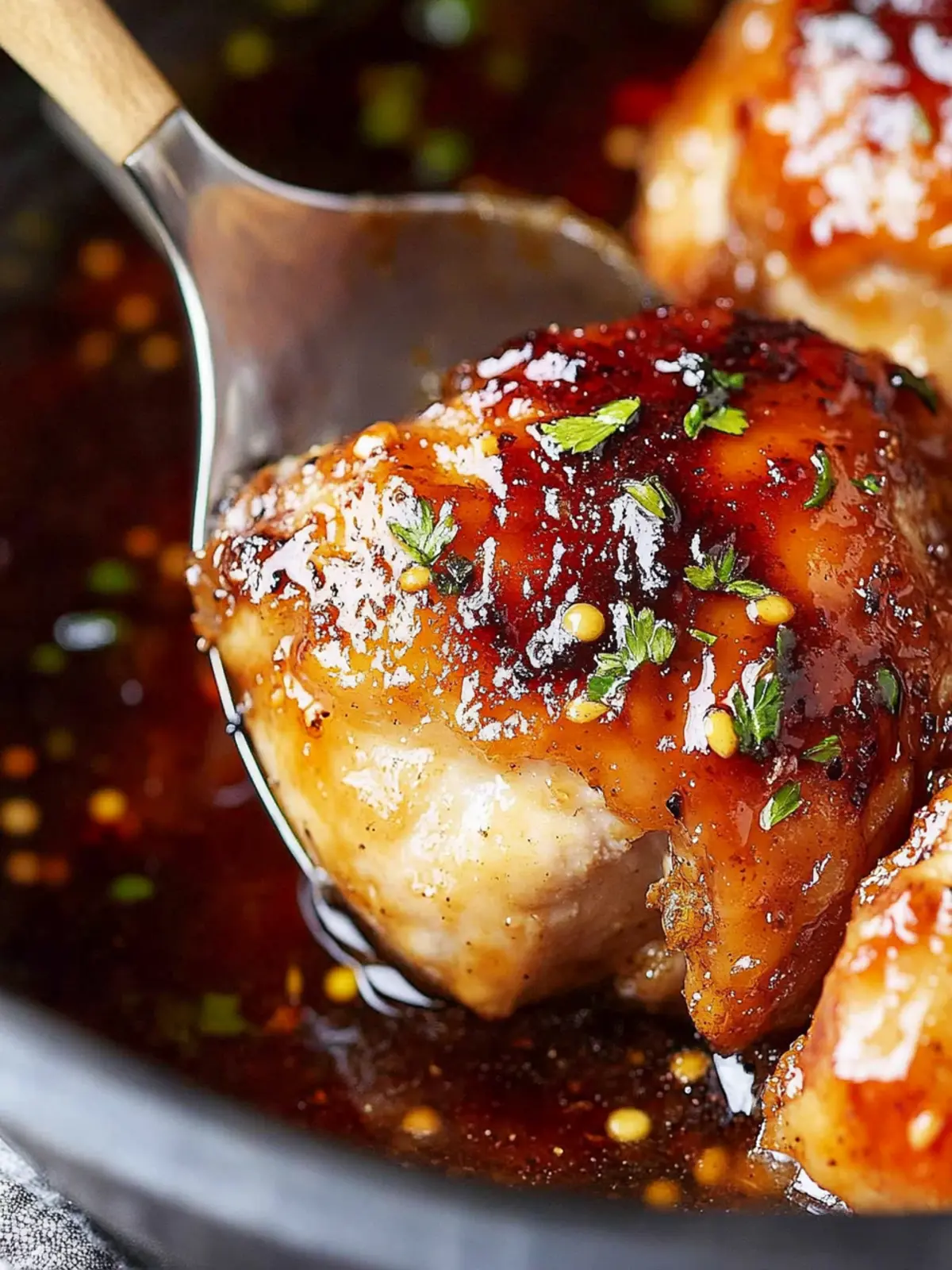 Brown Sugar Garlic Chicken Thighs