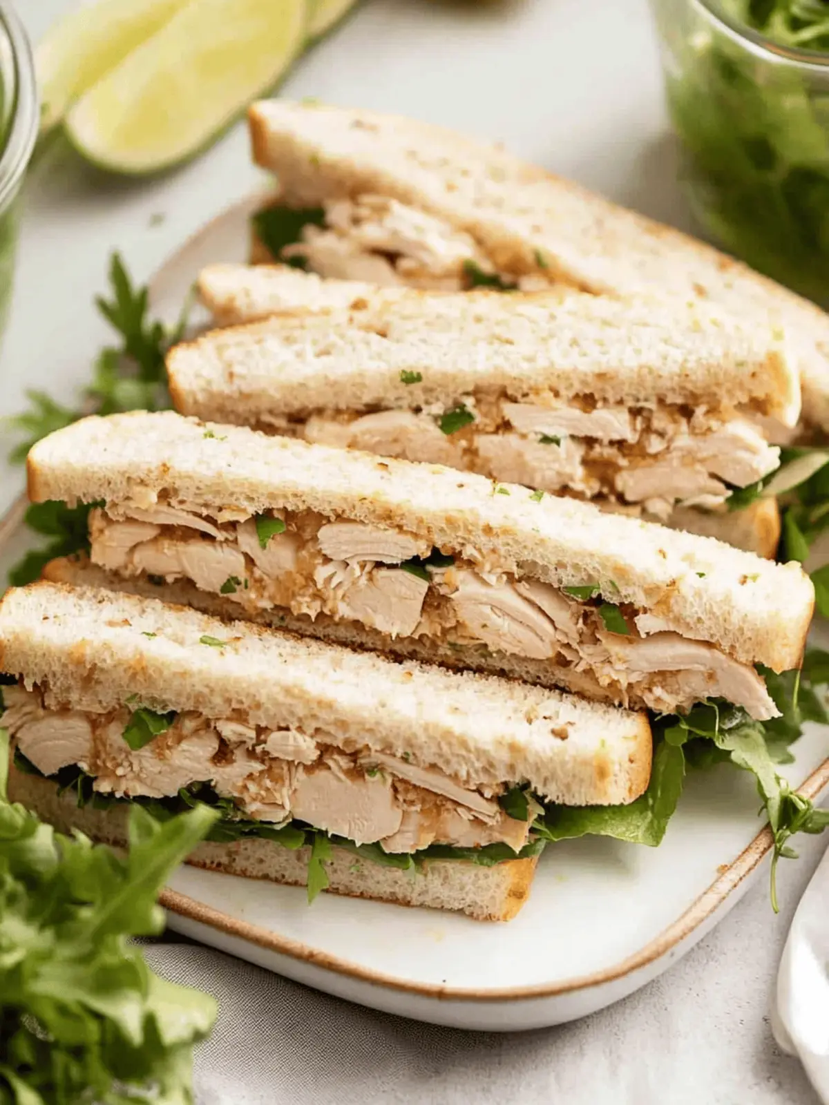 Chicken sandwiches   gatherings, picnics, lunches!