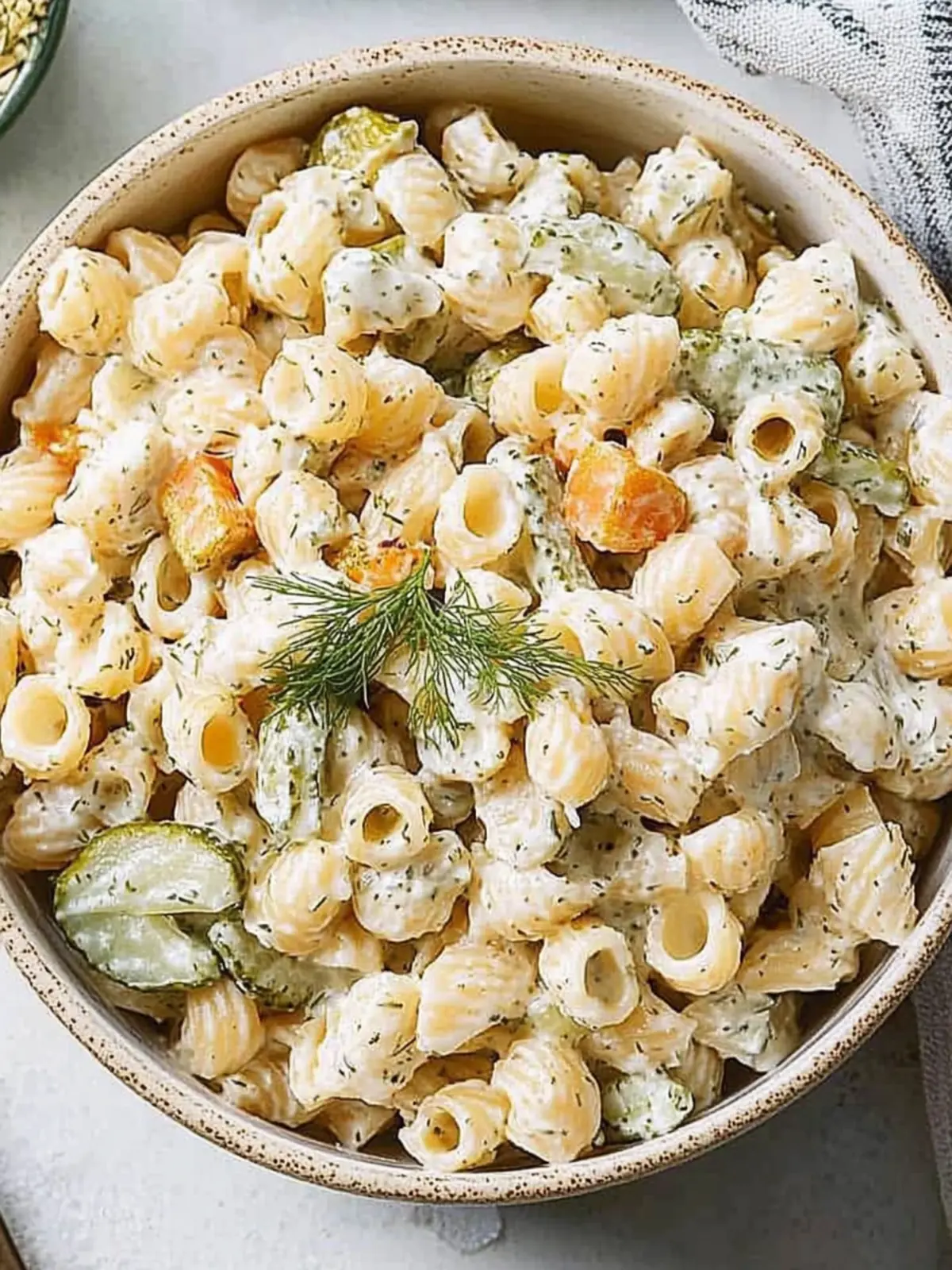 Tangy Dill Pickle Pasta Salad Perfect for Summer Gatherings 3 Dill Pickle Pasta Salad