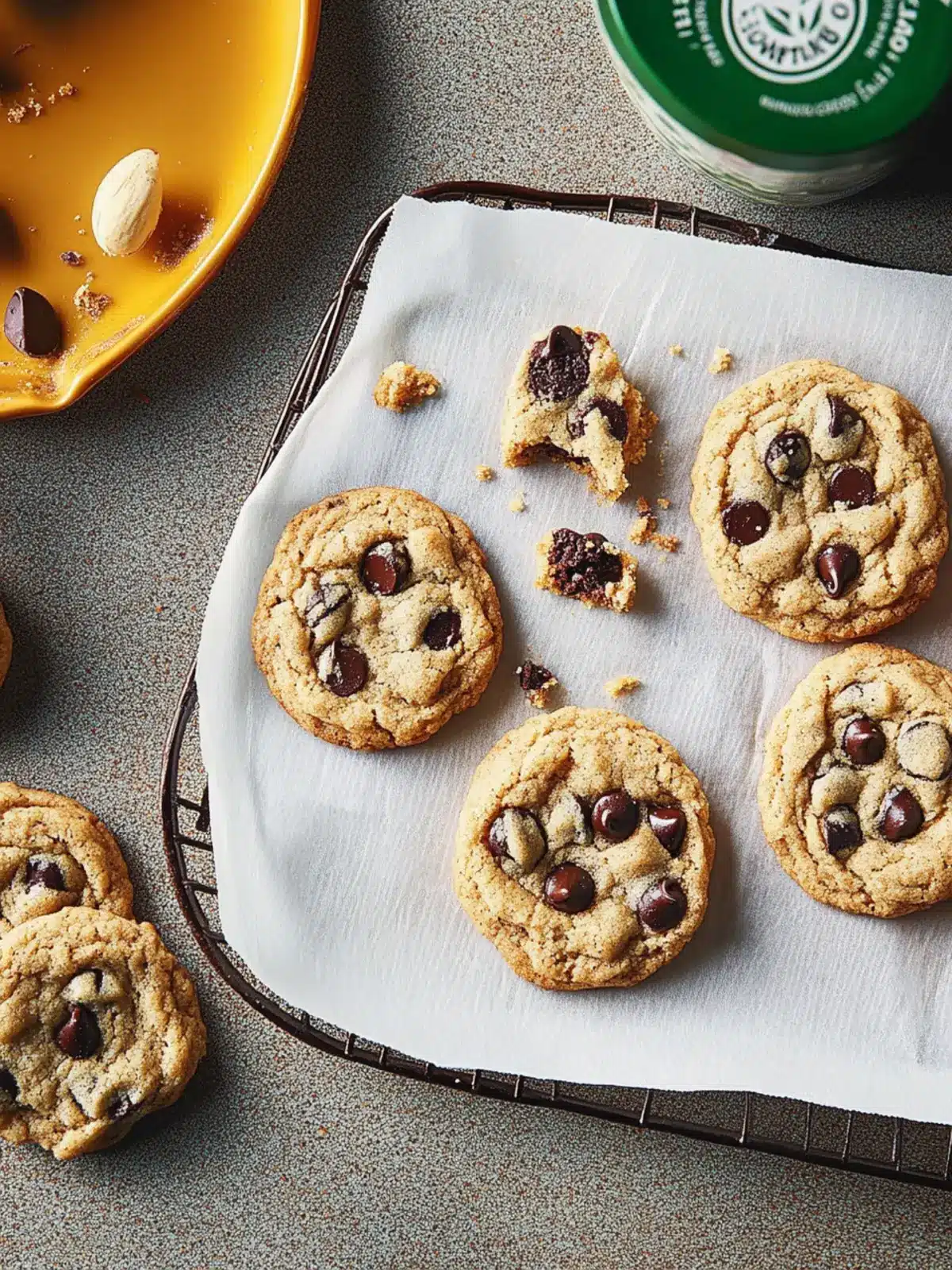 Gluten-Free Almond Flour Chocolate Chip Cookies