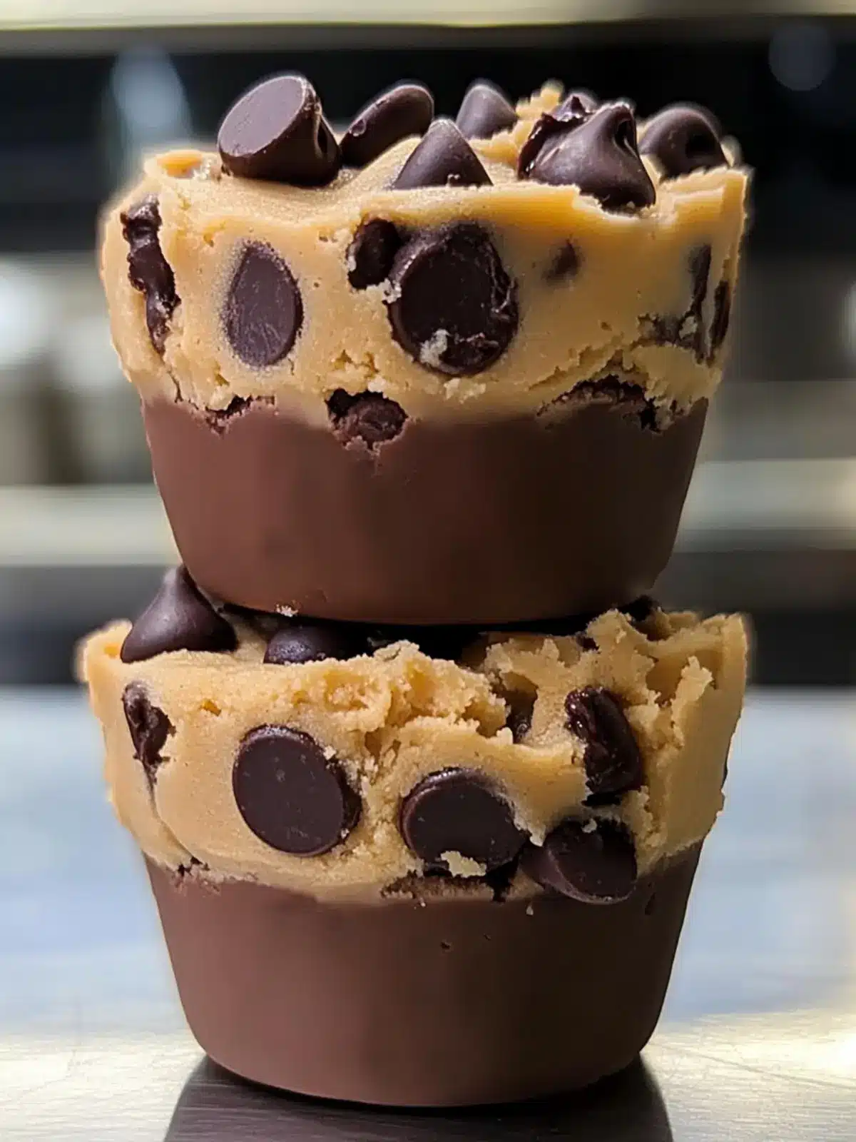 Chocolate Chip Cookie Dough Cups