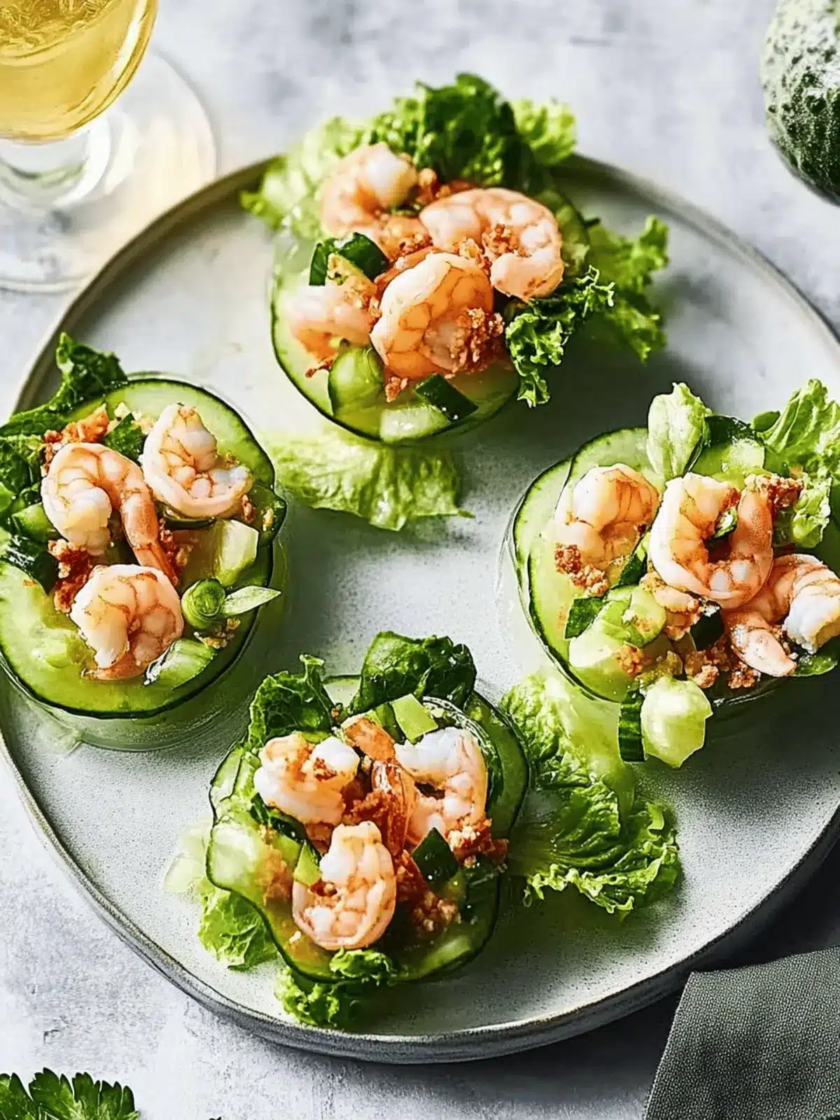 Cucumber Prawn Cocktail Cups: Festive, Fresh, and Flavorful 3 Cucumber prawn cocktail cups