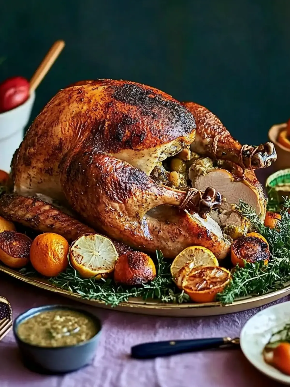 Flavour-bomb roast turkey & gravy