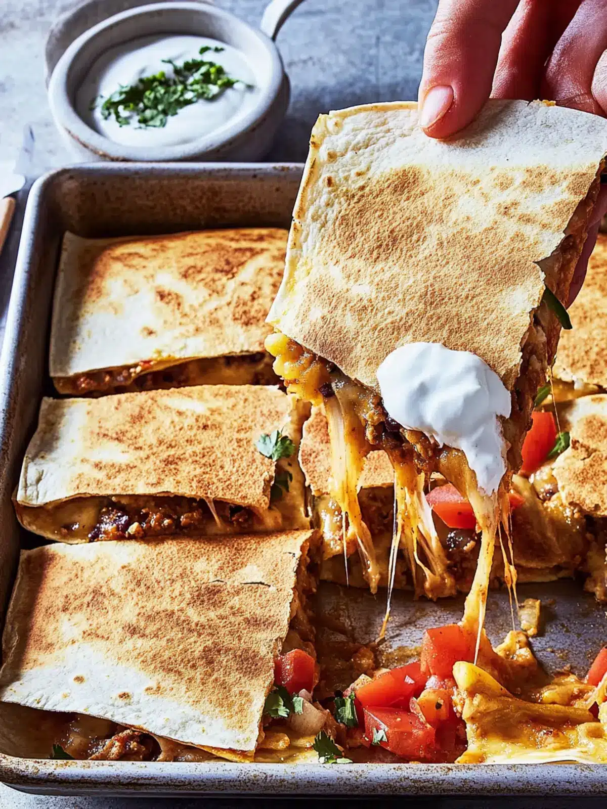 Sheet-Pan Quesadillas