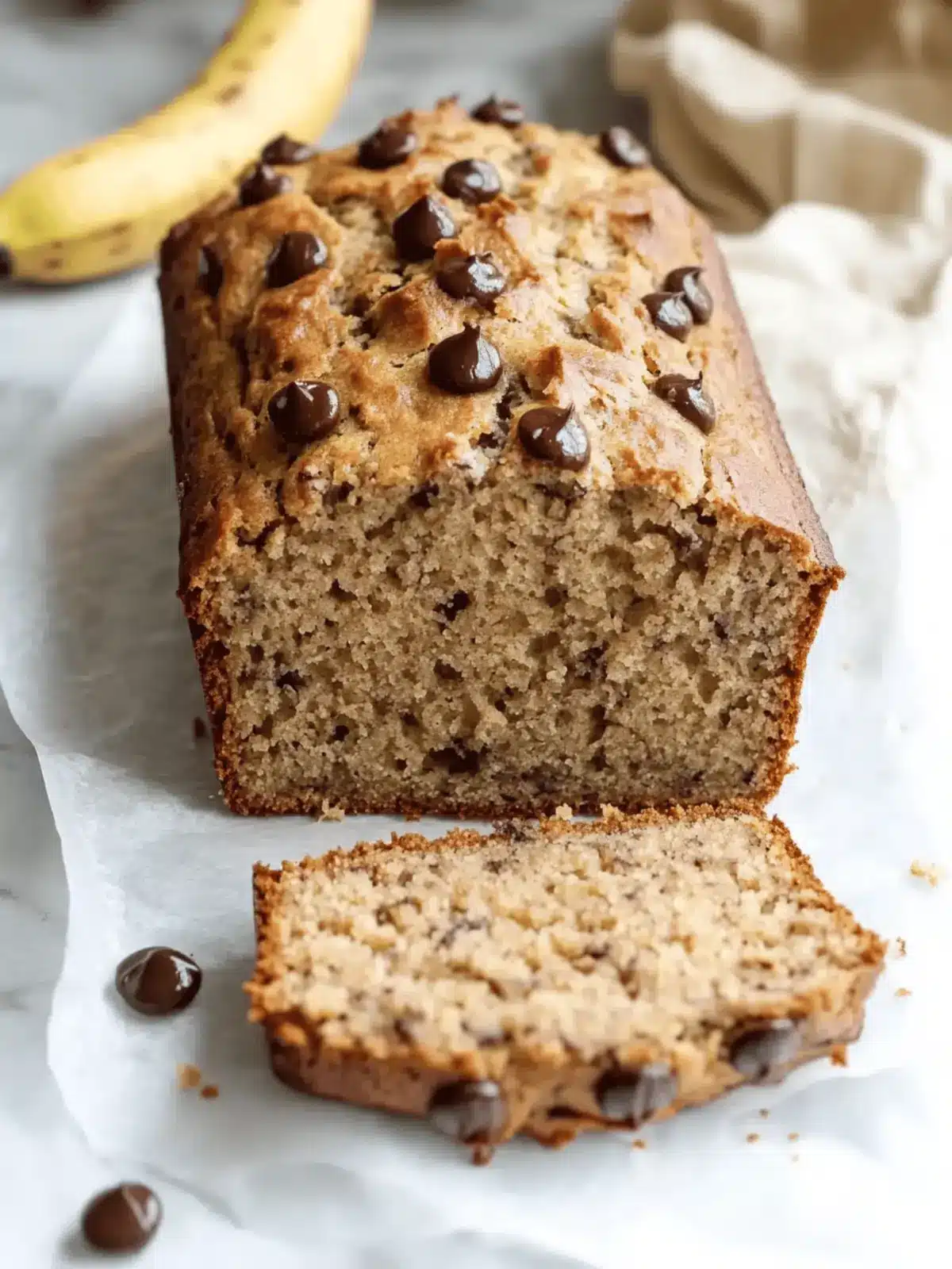 Cottage Cheese Banana Bread
