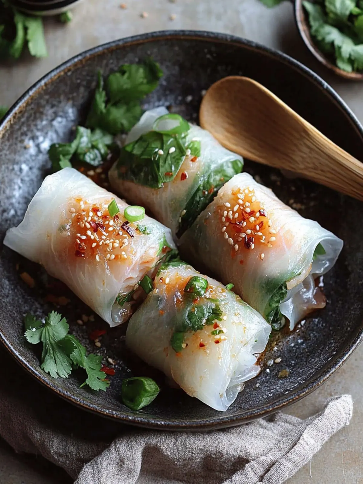 Crispy Chinese Rice Paper Wrapped Fish