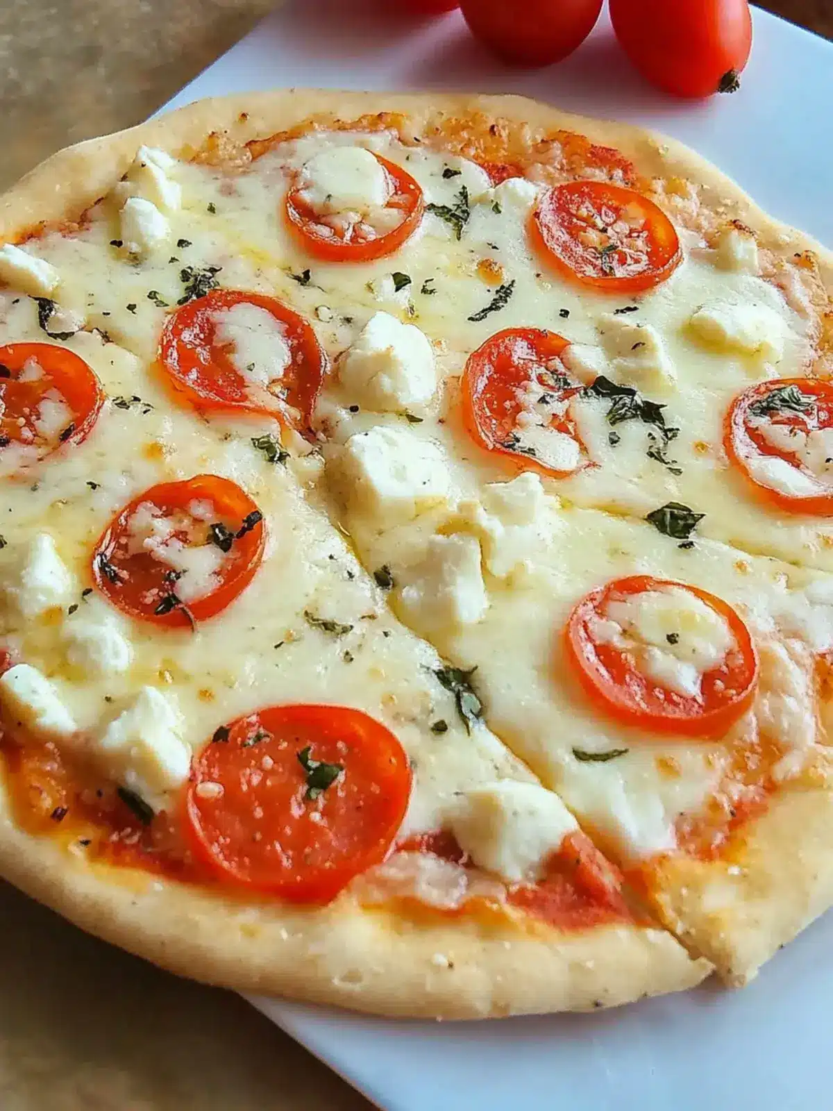 Four Cheese Margherita Pizza