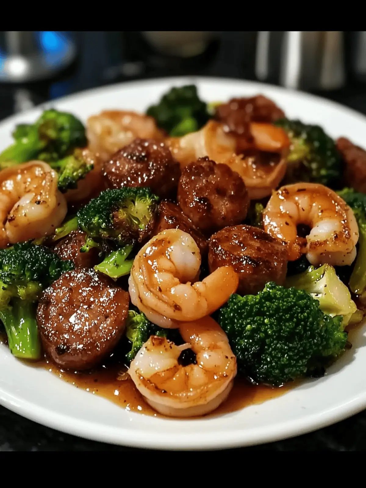 Honey Garlic Shrimp, Sausage & Broccoli: Quick Weeknight Delight 2 Honey Garlic Shrimp, Sausage & Broccoli
