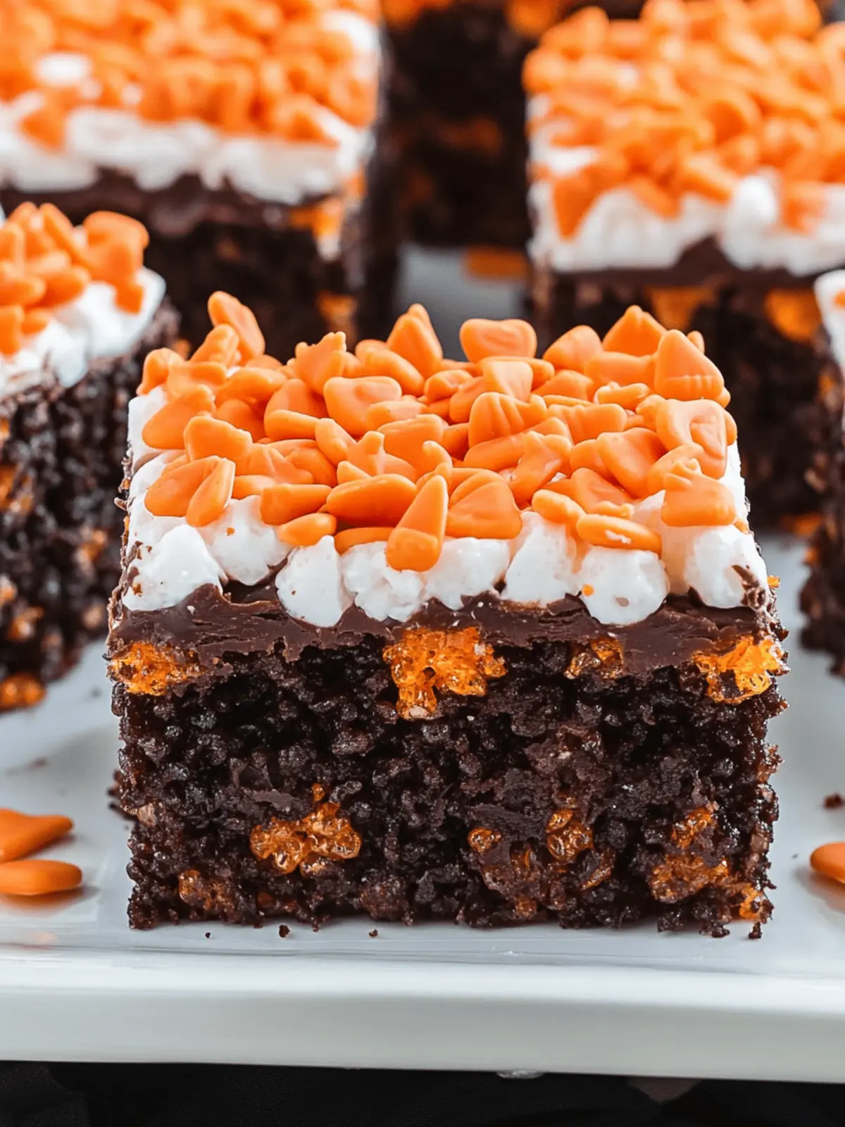 Delicious Halloween Brownie Rice Krispie Treats You ll Love 2 Halloween Brownie Rice Krispie Treats