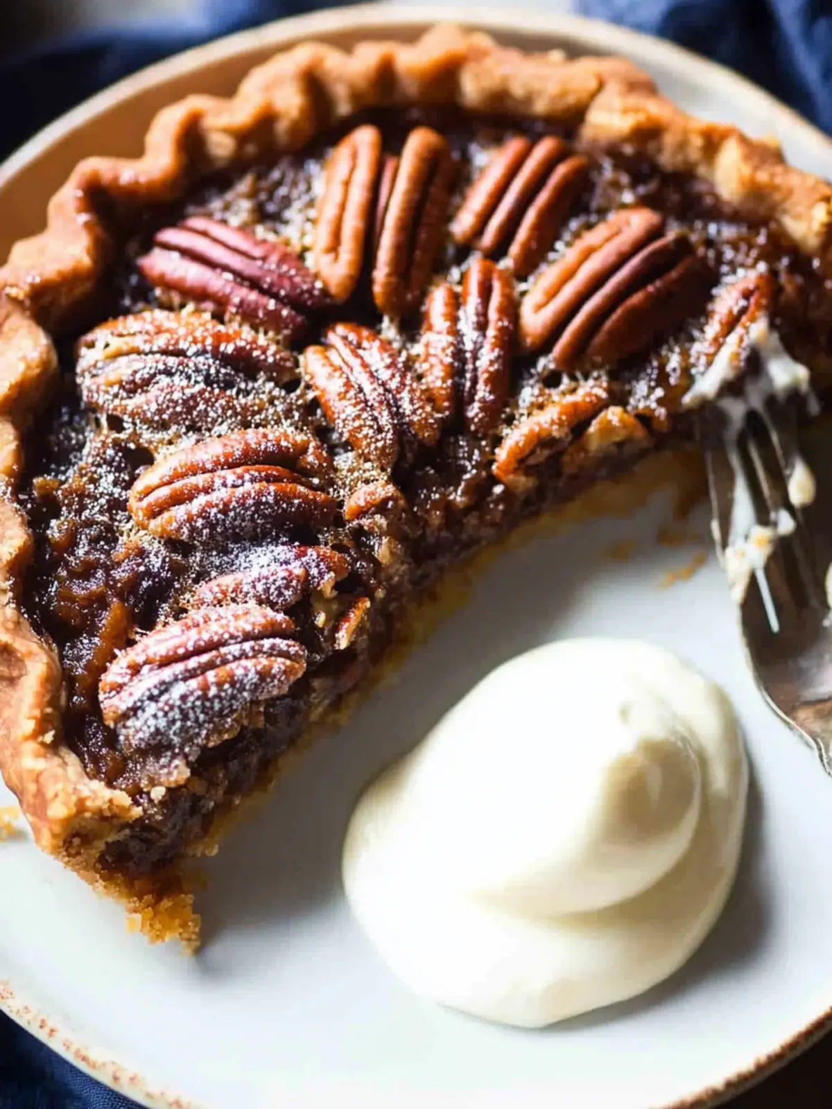 Maple Frangipane Pecan Pie