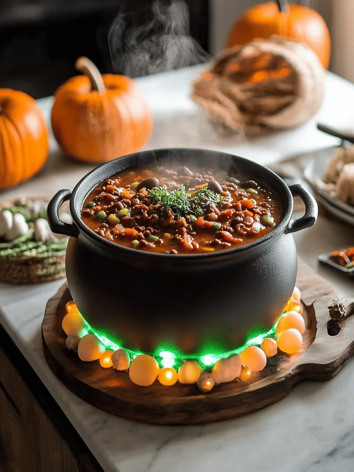 Witch s Cauldron Chili Dinner