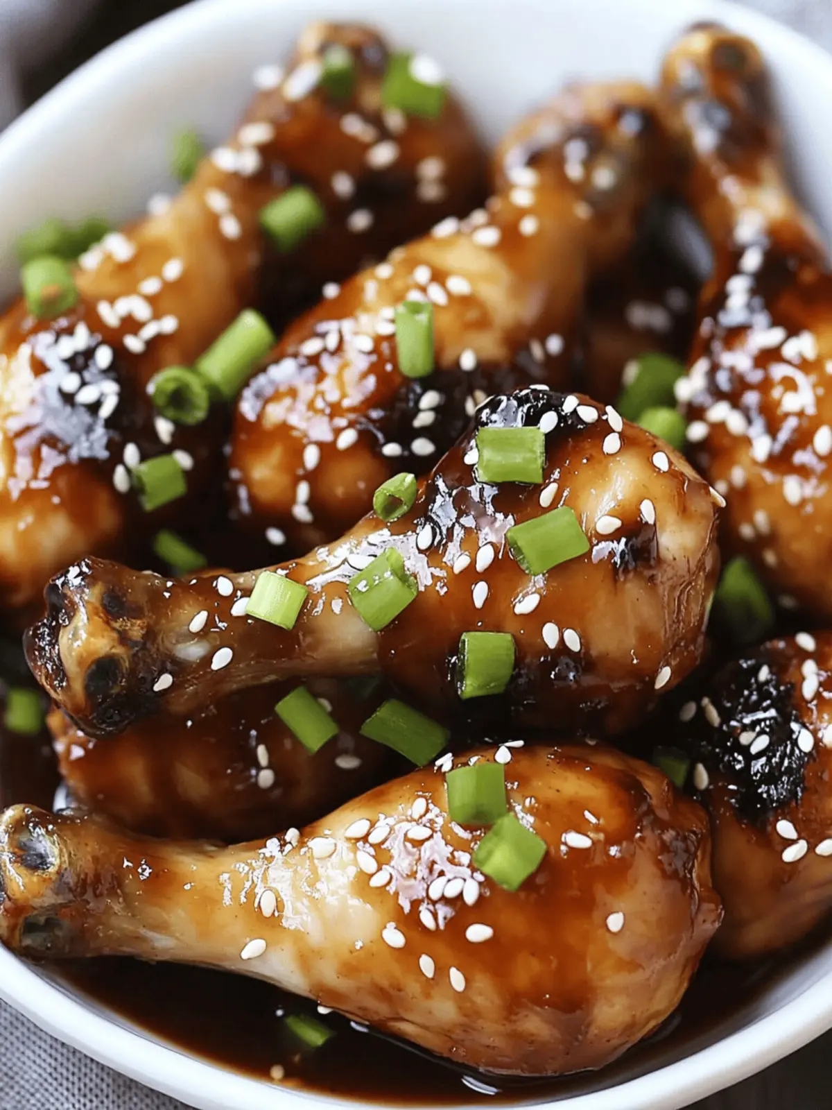 Sticky Japanese Glazed Chicken Drumsticks for Cozy Family Dinners 3 Sticky Japanese Glazed Chicken Drumsticks
