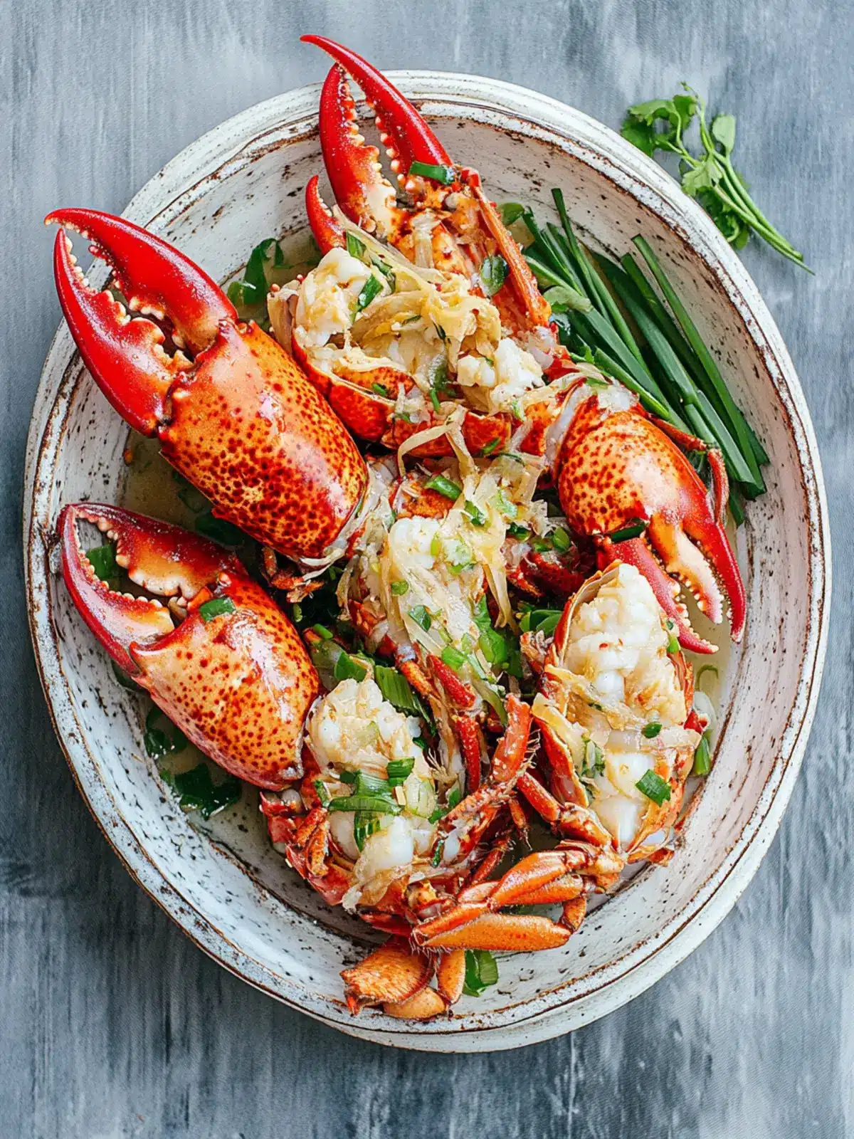 Cantonese-Style Ginger Scallion Lobster for Memorable Feasts 2 Cantonese-Style Ginger Scallion Lobster
