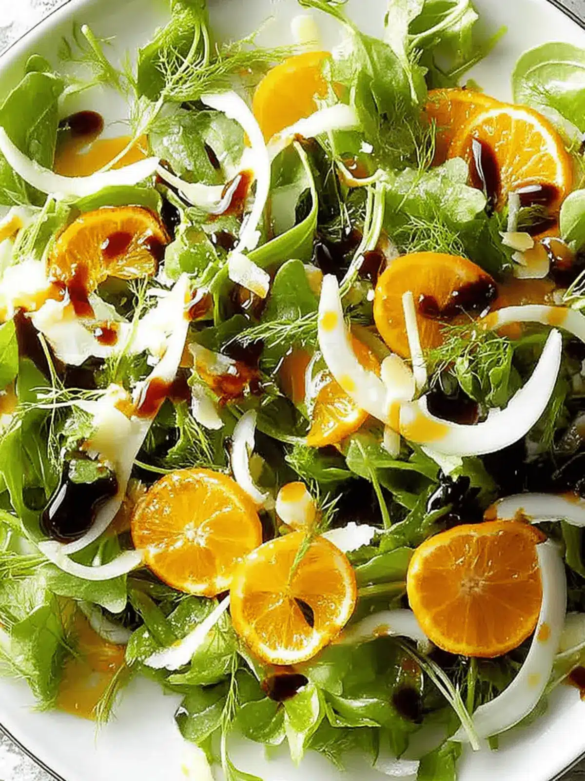 Fennel Salad with Orange-Balsamic Vinaigrette