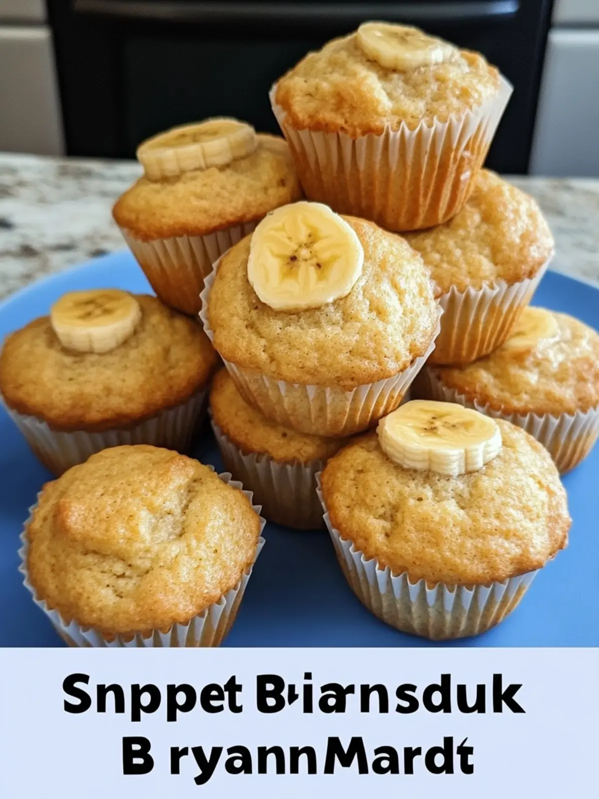 Simple Bisquick Banana Muffins