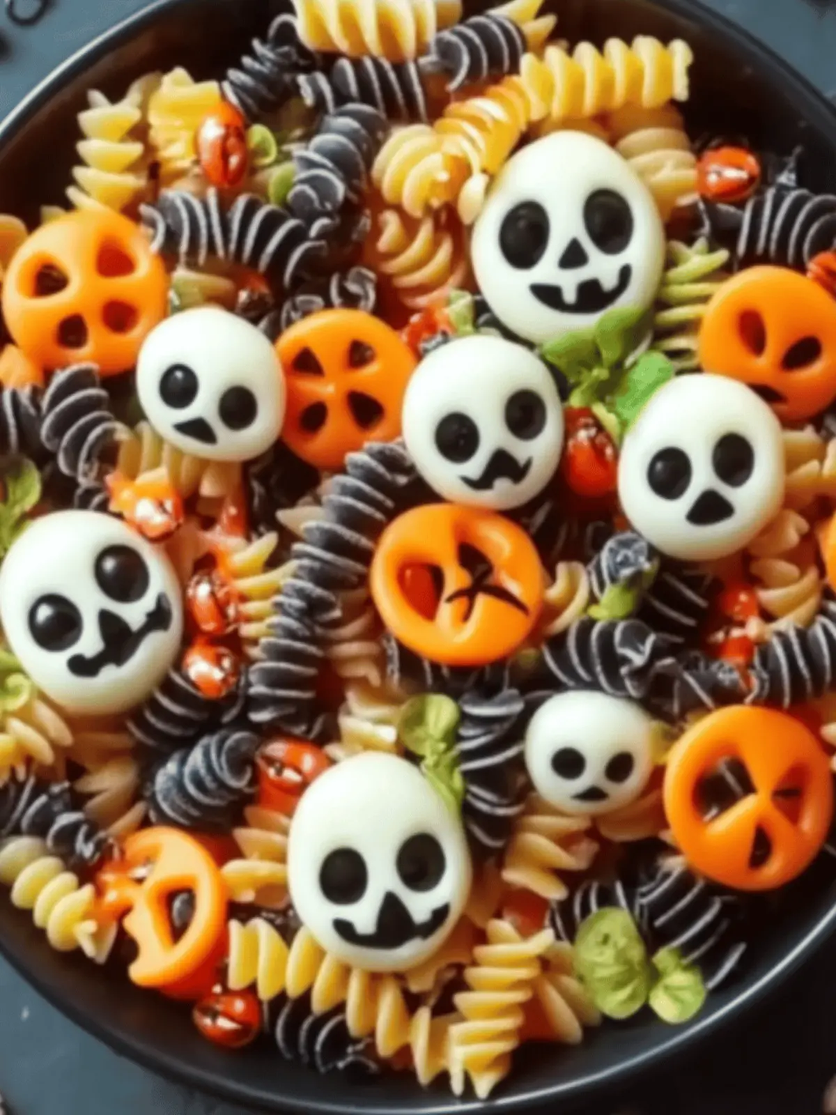 Halloween Pasta Salad