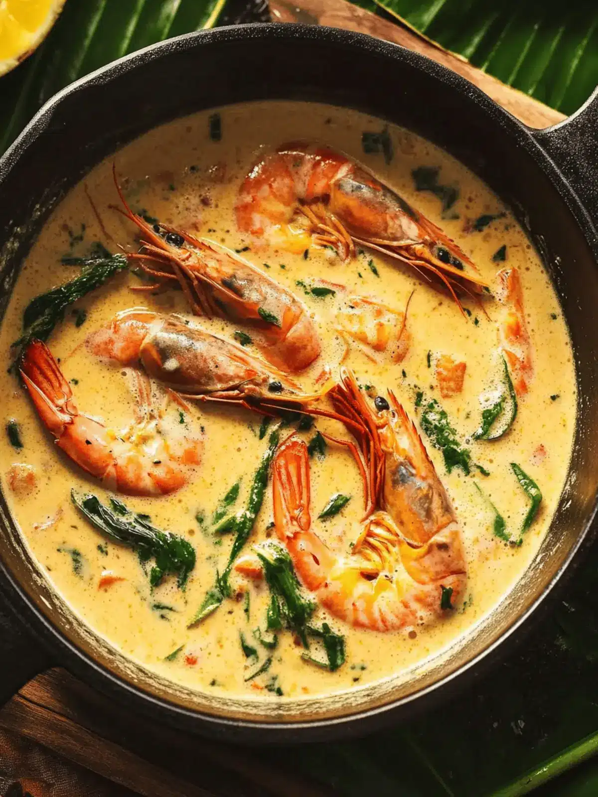 Delicious Ginataan Na Sugpo: Comforting Prawns in Coconut Milk 3 Ginataan Na Sugpo (Prawns with Coconut Milk)