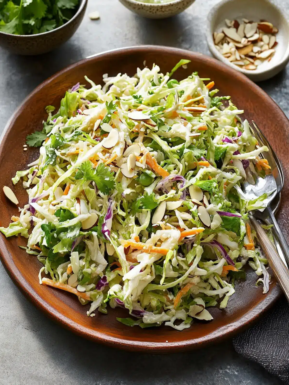 Sesame Almond Slaw