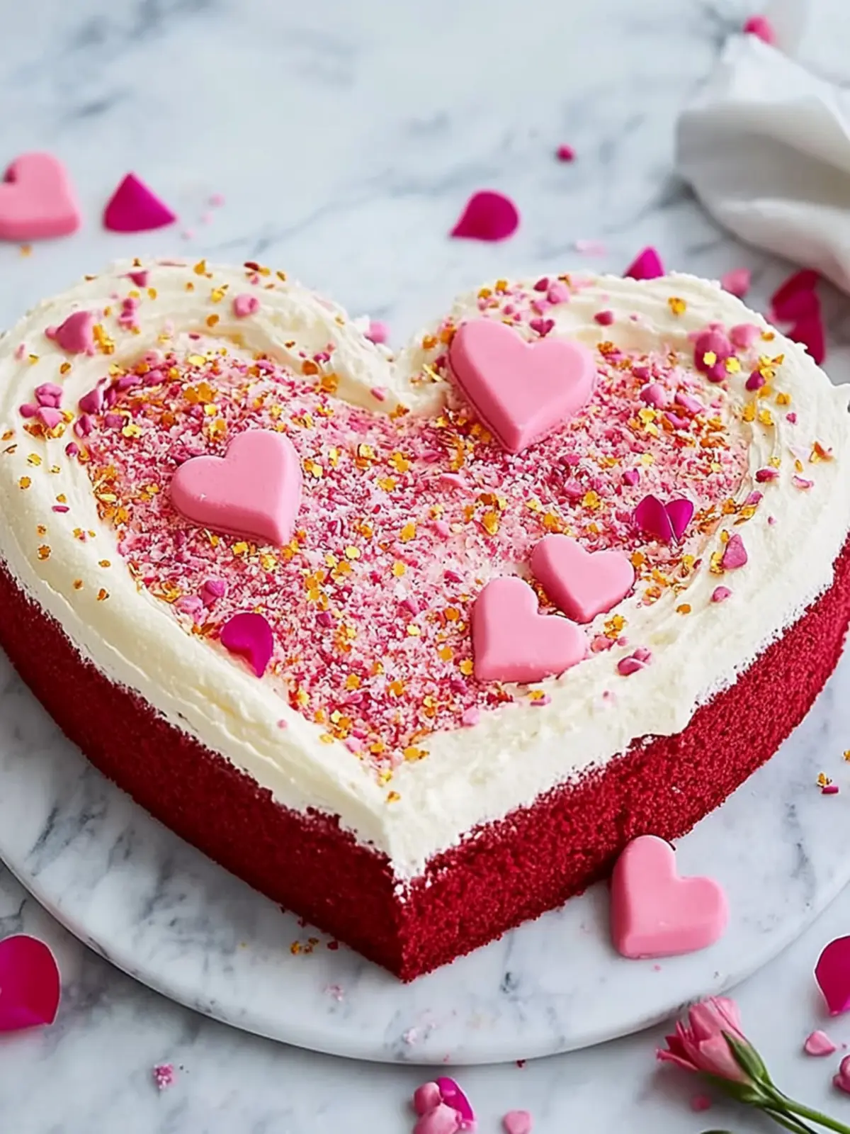 Heart-Shaped Cake