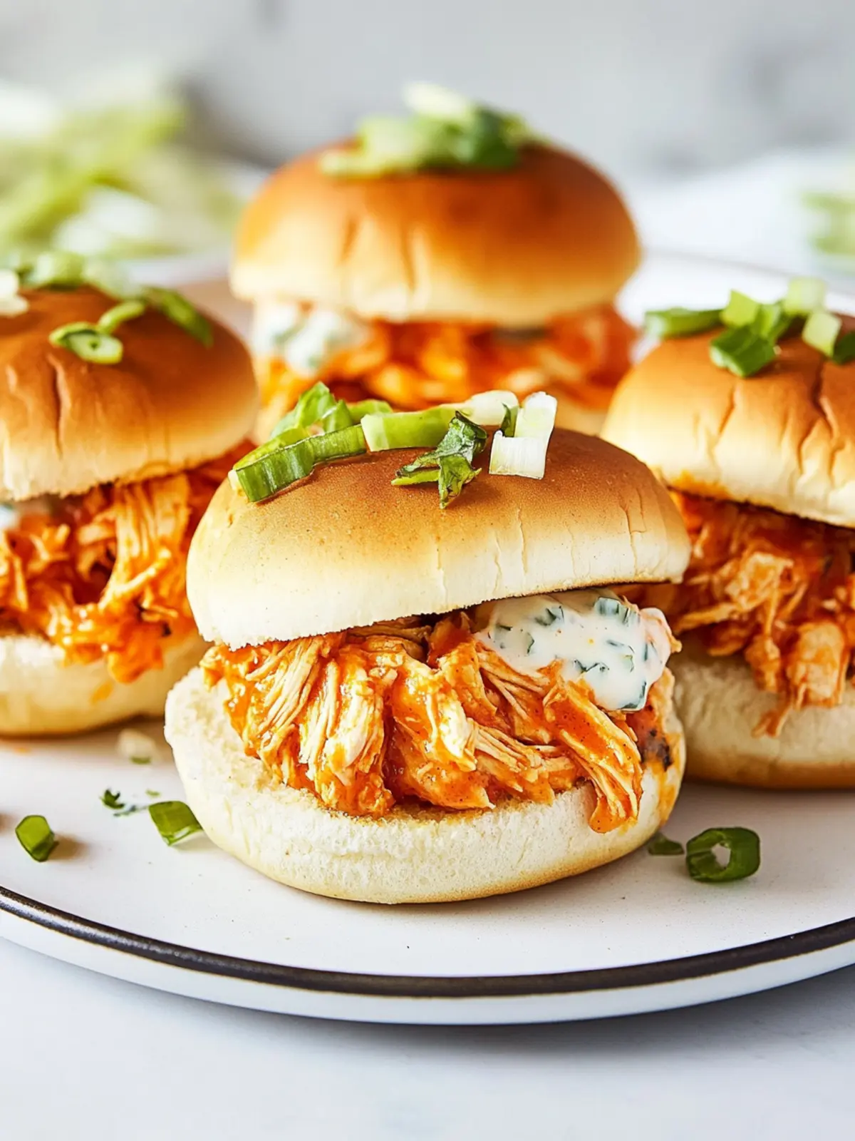 Instant Pot Buffalo Chicken Sliders