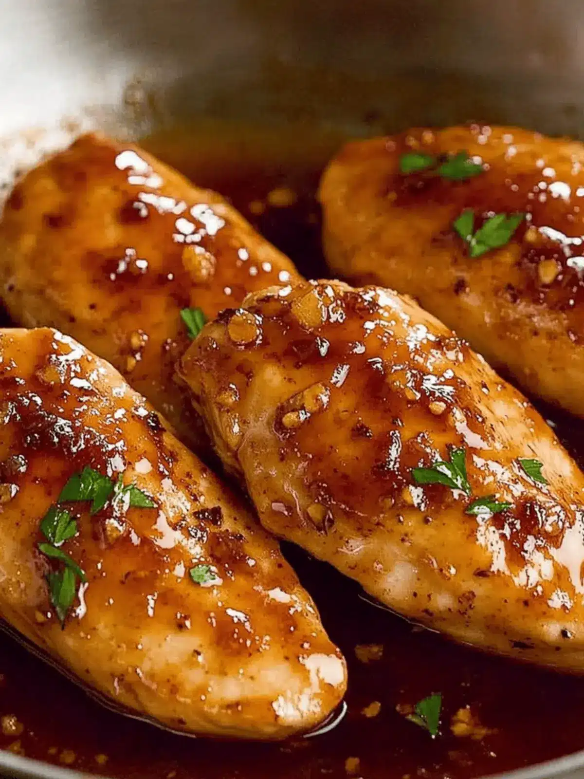 Sweet and Sticky Honey Garlic Chicken Breast in 12 Minutes 2 Honey Garlic Chicken Breast