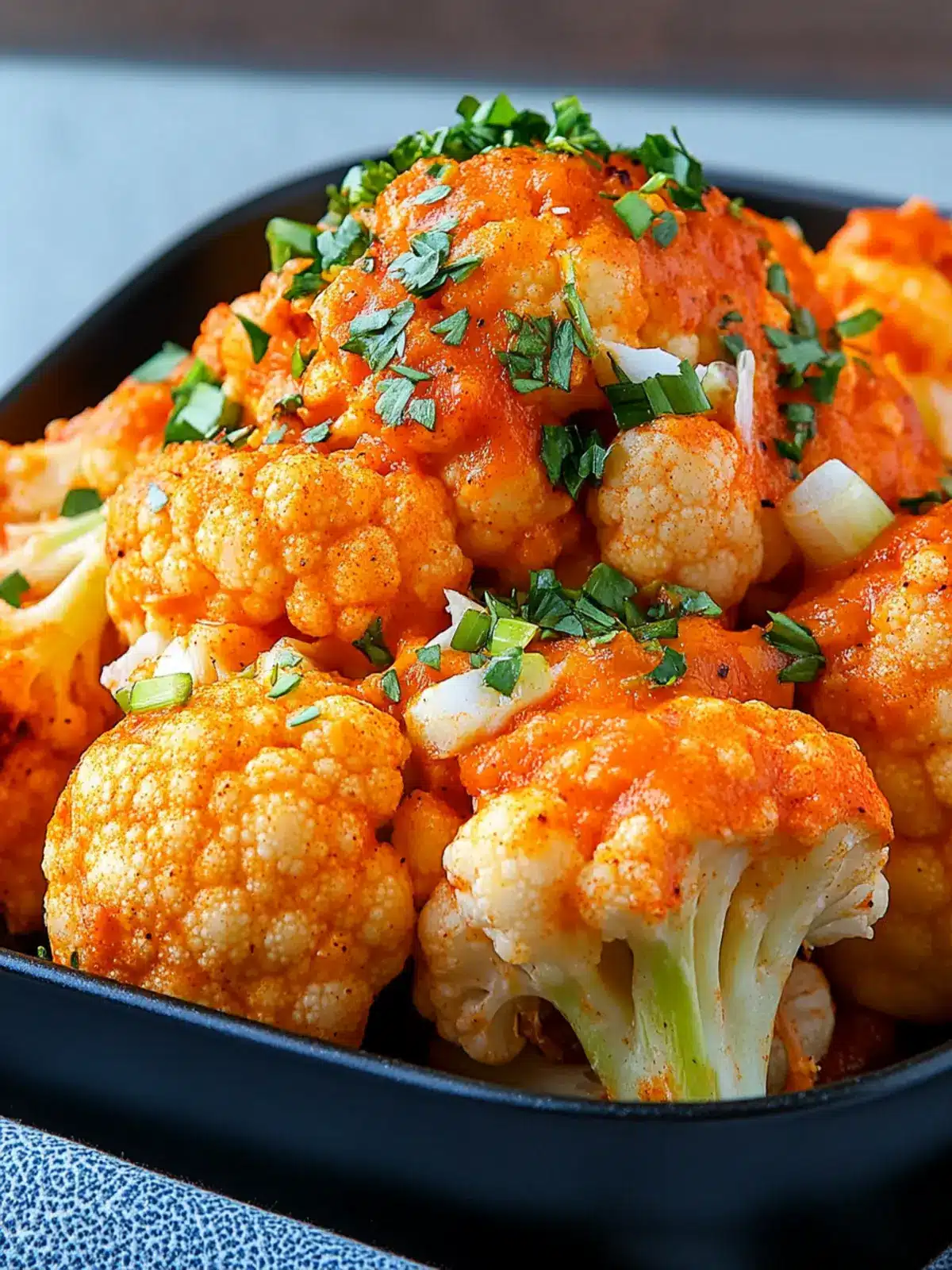 Whole Roasted Buffalo Cauliflower