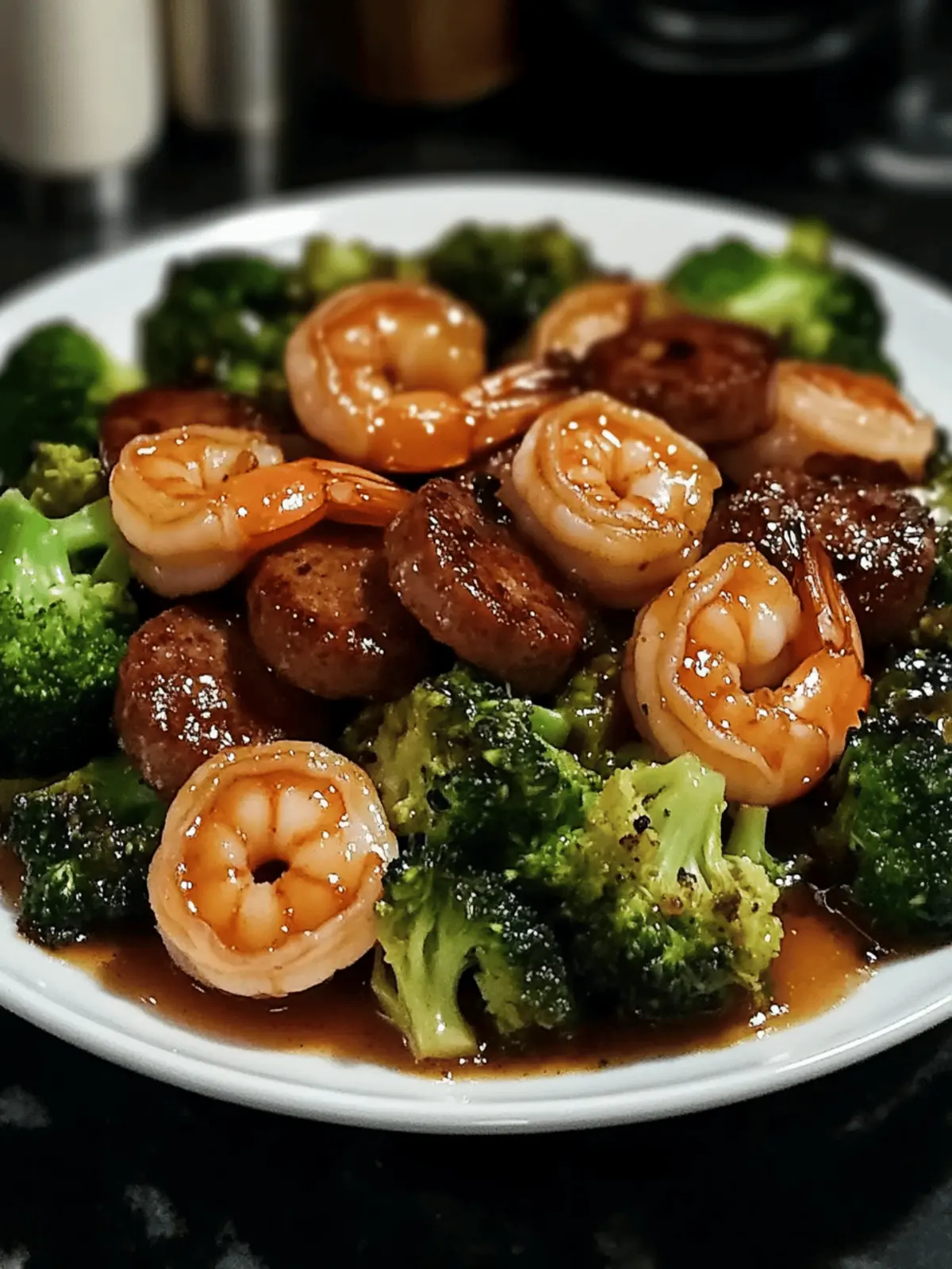 Honey Garlic Shrimp, Sausage & Broccoli: Quick Weeknight Delight 4 Honey Garlic Shrimp, Sausage & Broccoli