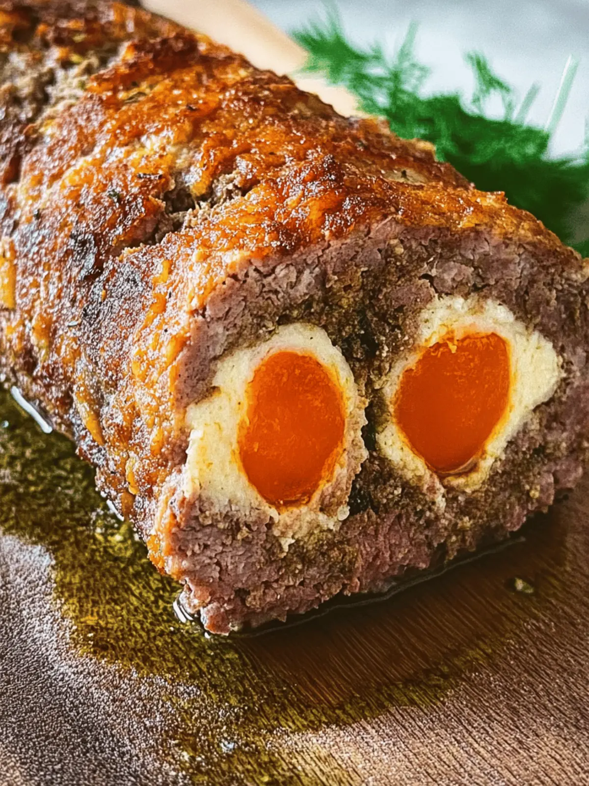 Hungarian stuffed meatloaf (StefÃ¡nia vagdalt)