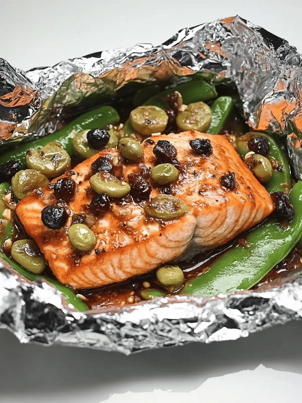 Asian Salmon Foil-Pack Dinner