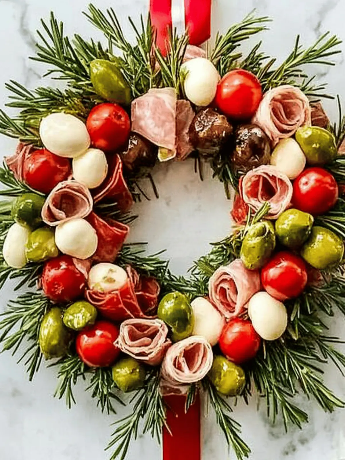 Delicious Christmas Antipasto Wreath Appetizer for Festive Fun 4 Delicious Christmas Antipasto Wreath Appetizer