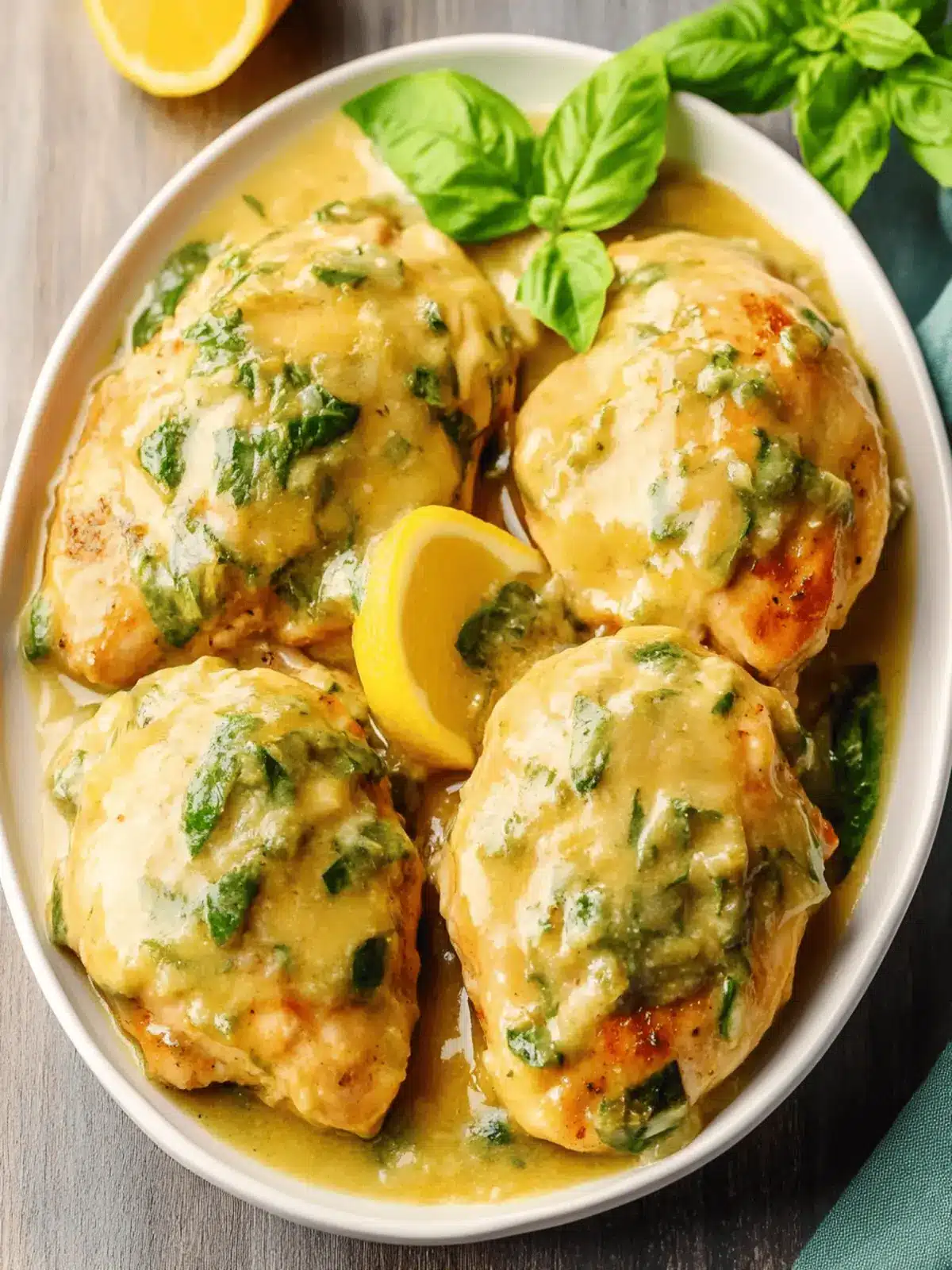 Lemon Basil Chicken