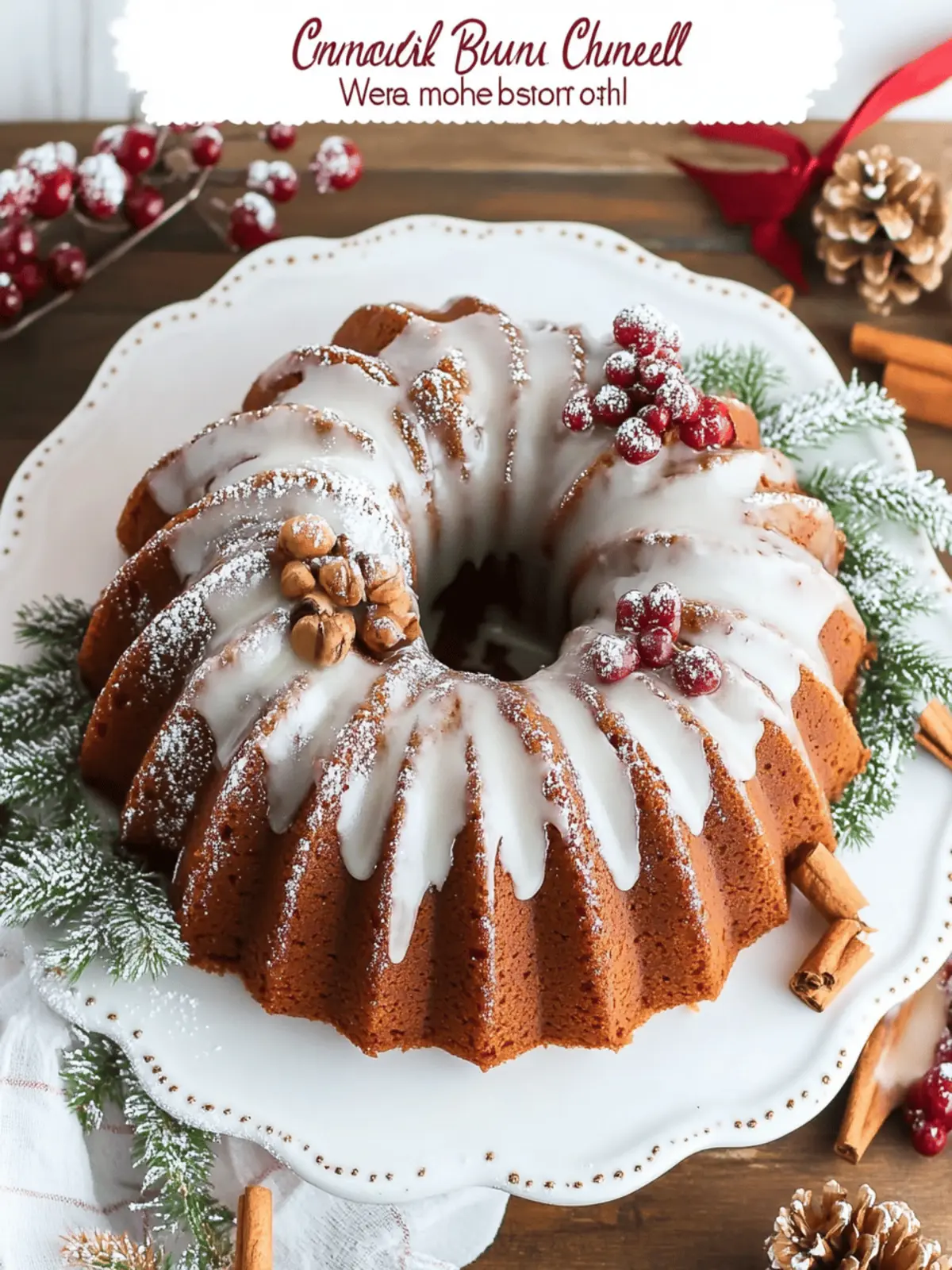 Irresistible Gingerbread Bundt Cake With Vanilla Glaze Delight 4 Gingerbread Bundt Cake With Vanilla Glaze