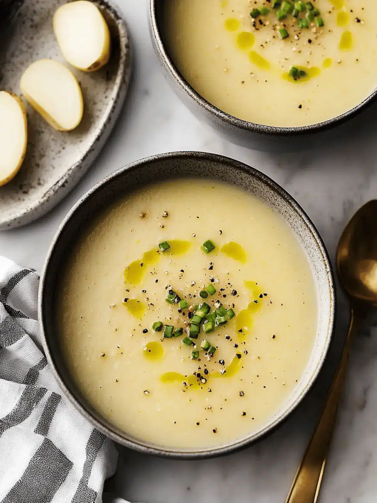Creamy Potato Leek Soup: Cozy Up with This Comfort Classic 3 Potato Leek Soup