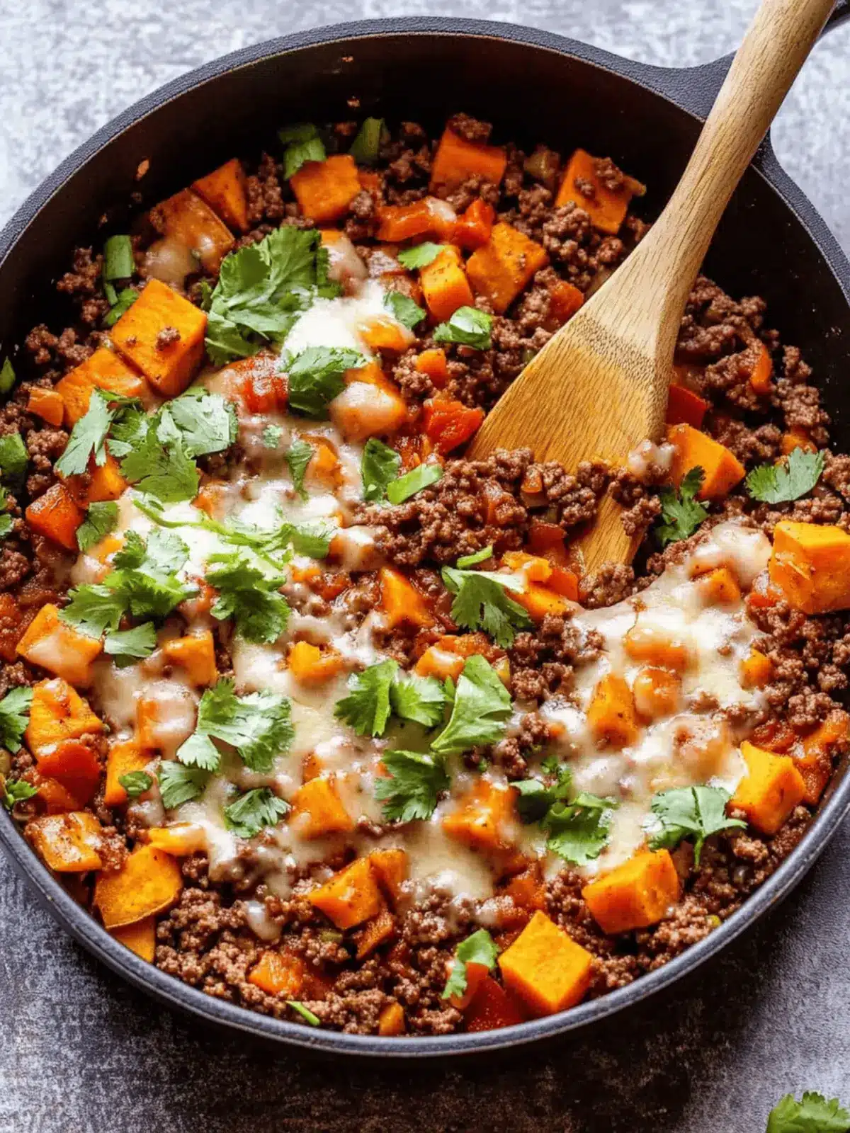 Southwest Ground Beef and Sweet Potato Skillet Done in 30 Minutes 3 Southwest Ground Beef and Sweet Potato Skillet