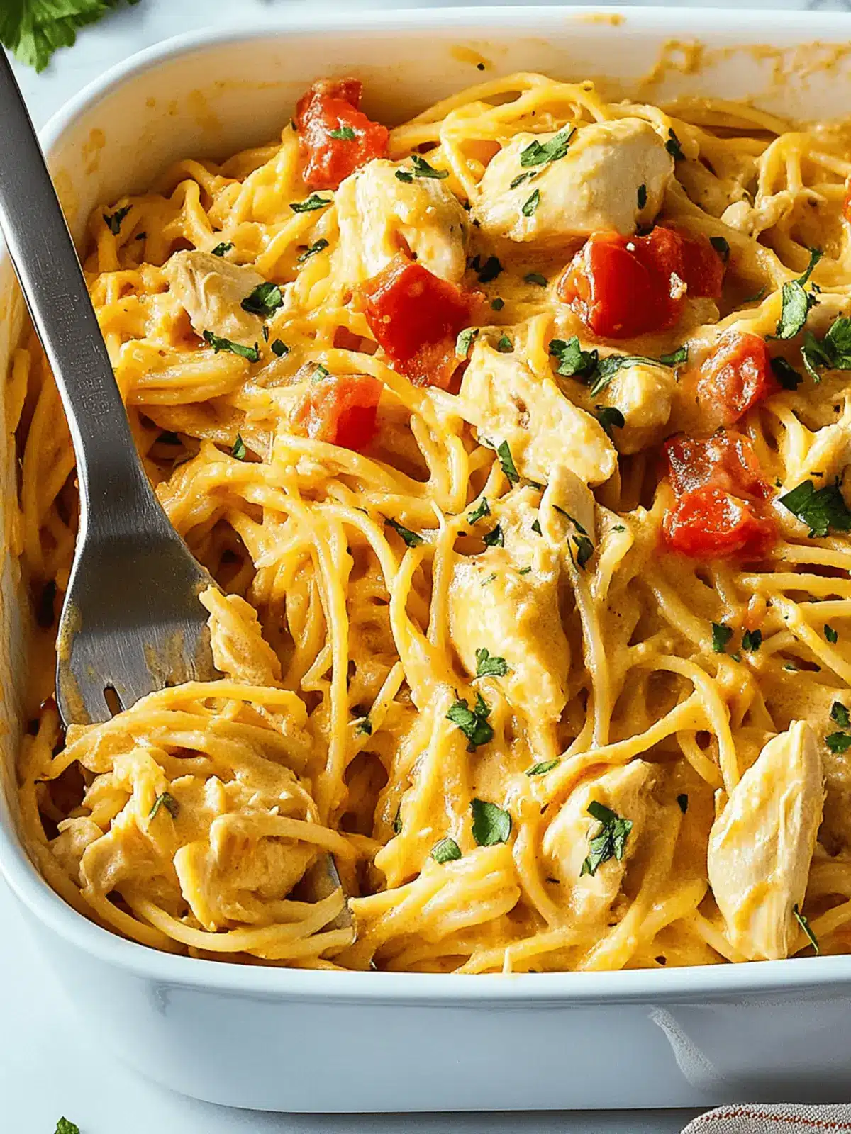 Cheesy Chicken Spaghetti Casserole for Quick Cozy Dinners 3 Chicken Spaghetti