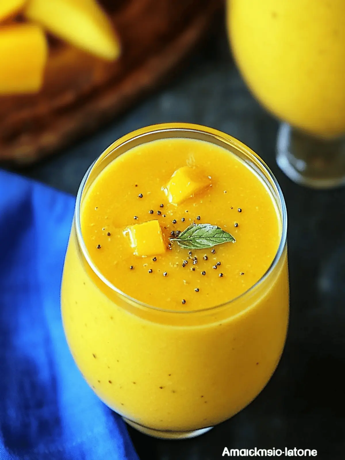 Mango Lassi Bliss: Your Creamy Escape from Fast Food 4 Mango Lassi
