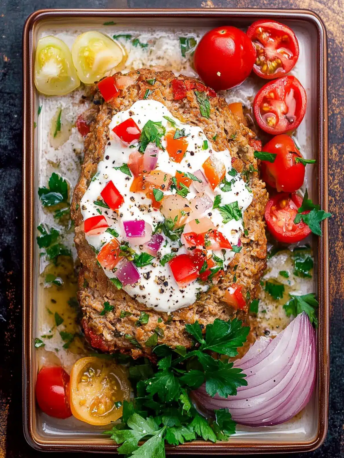 Mediterranean Turkey Meatloaf