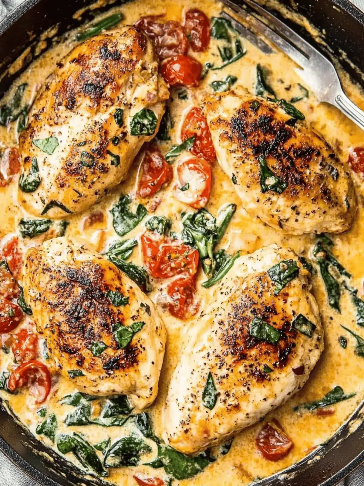 Creamy Tuscan Chicken: Your New Favorite Weeknight Delight 4 Creamy Tuscan Chicken