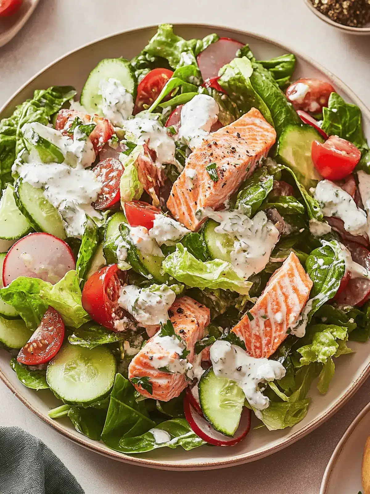 Creamy Greek Salmon Salad for a Hearty Weeknight Delight 3 Creamy Greek Salmon Salad