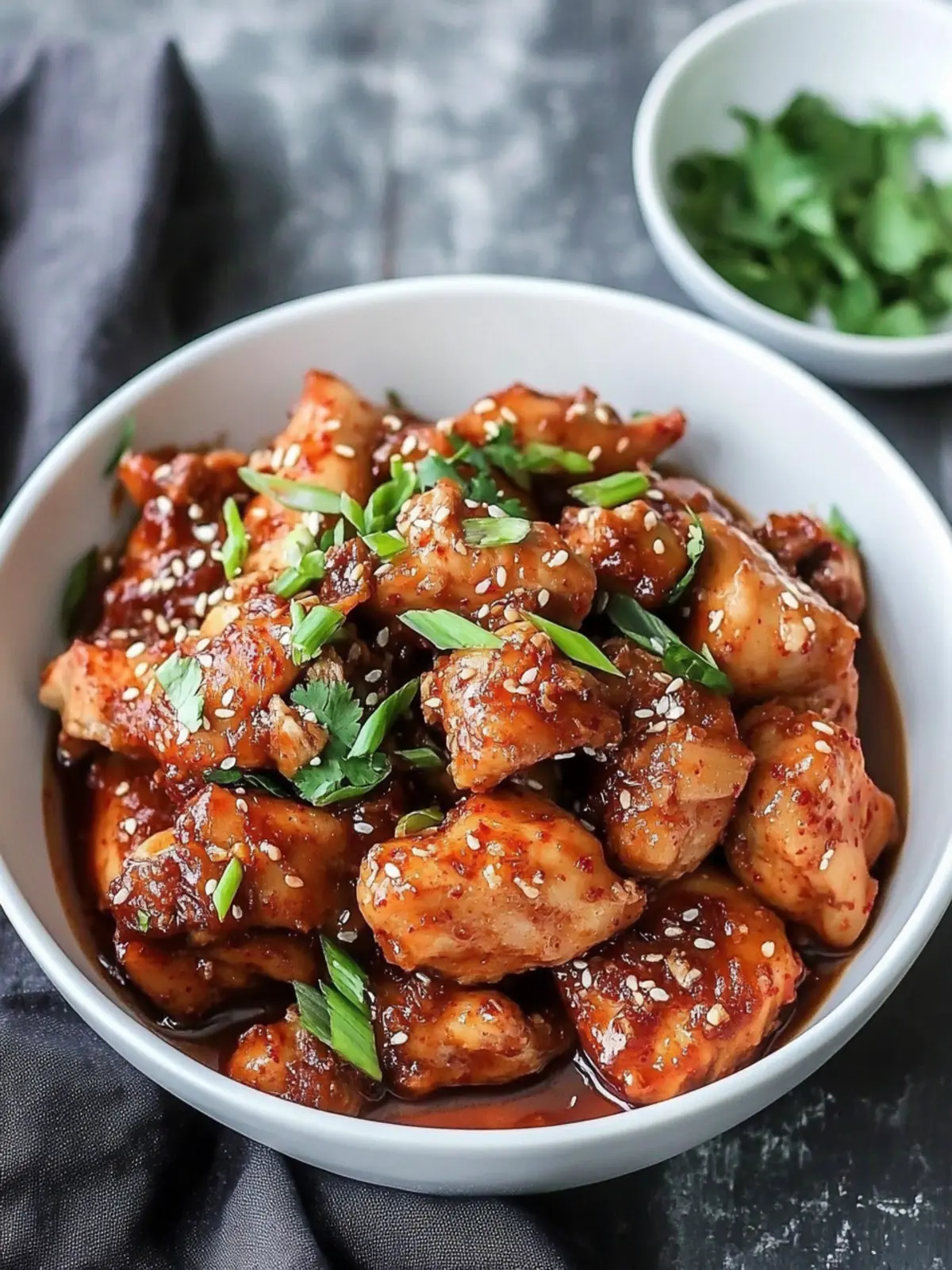 Slow Cooker Korean Spicy Braised Chicken