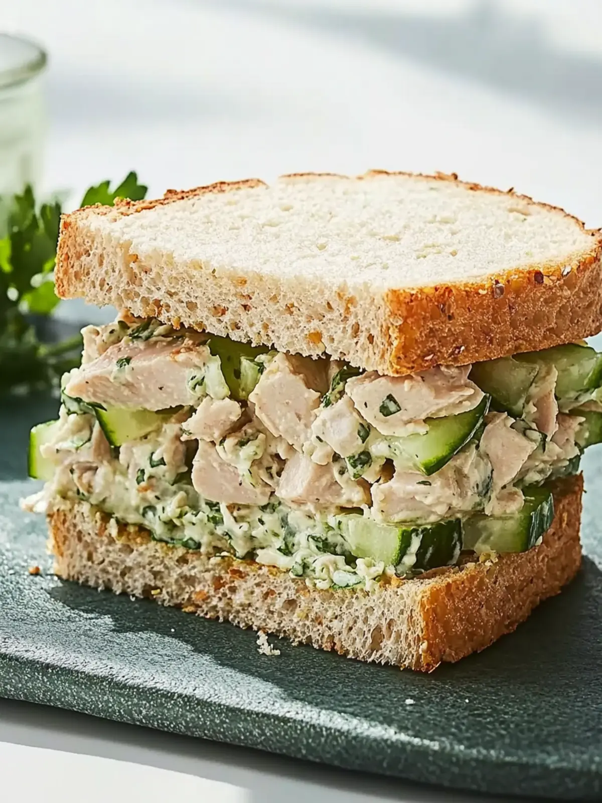 Delicious Cucumber Tuna Salad Sandwich for a Fresh Twist 2 Cucumber Tuna Salad Sandwich