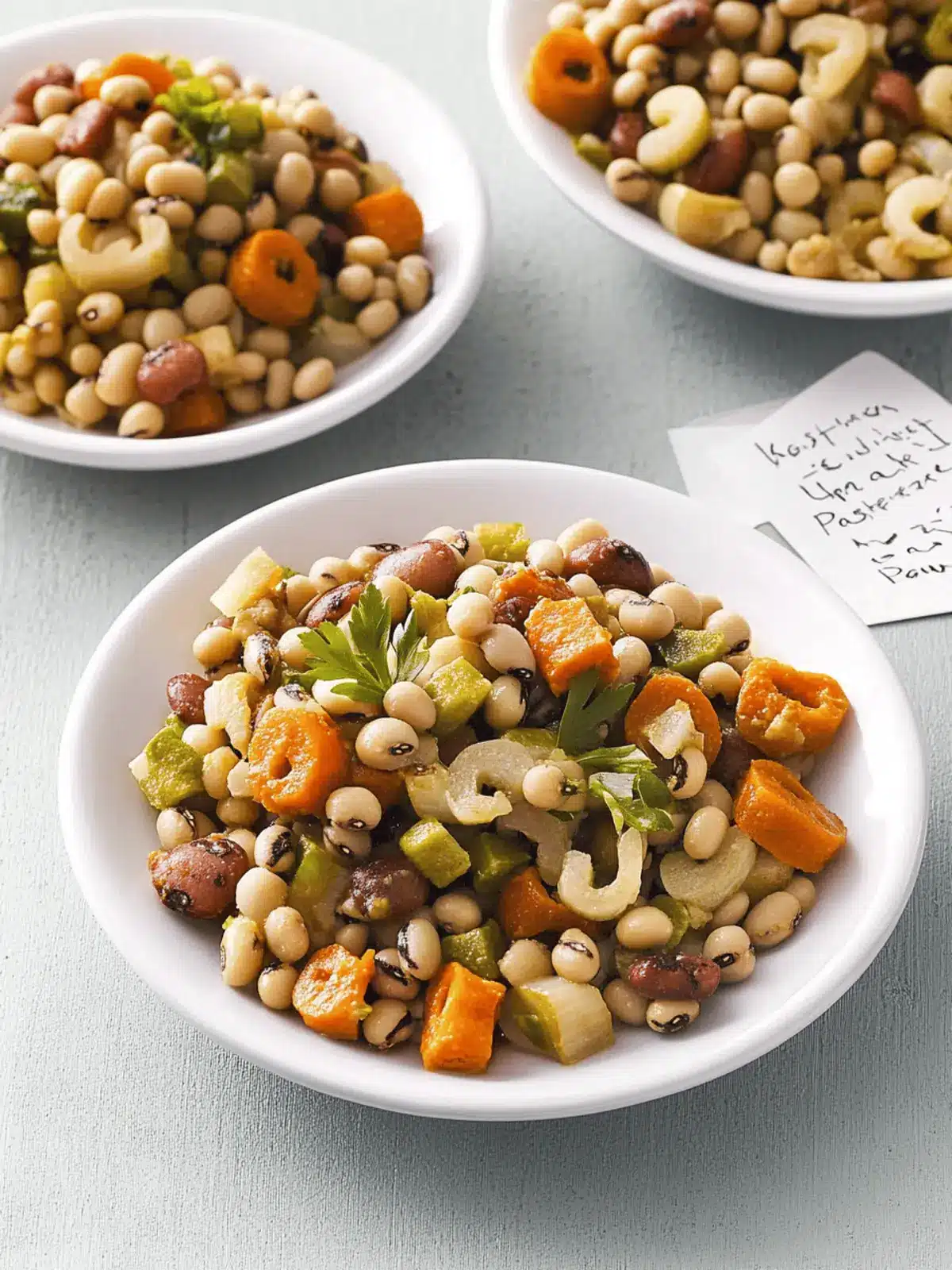 Hoppin' John Style Black-Eyed Pea Salad